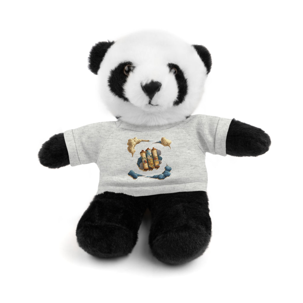 Cloudy Scroll Of Moses Stuffed Animals with Tee - American Zionist
