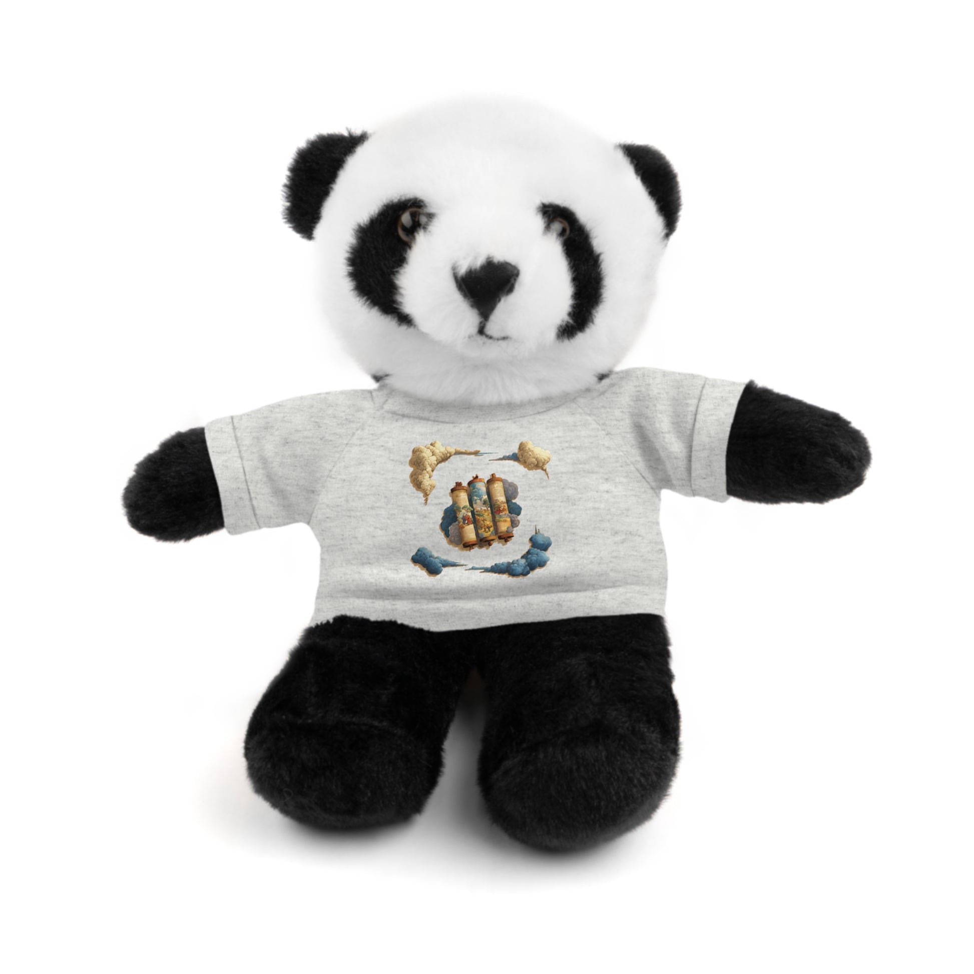 Cloudy Scroll Of Moses Stuffed Animals with Tee - American Zionist