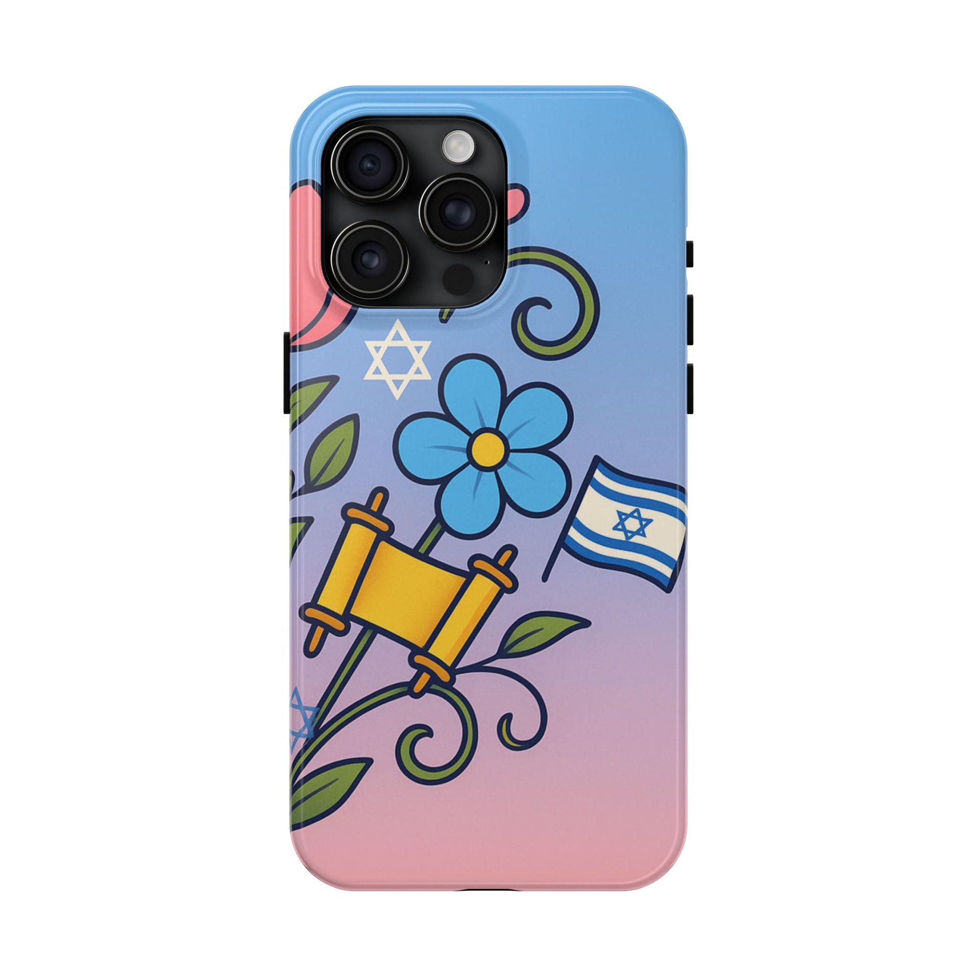 Flourish with Freedom Tough Phone Cases - American Zionist