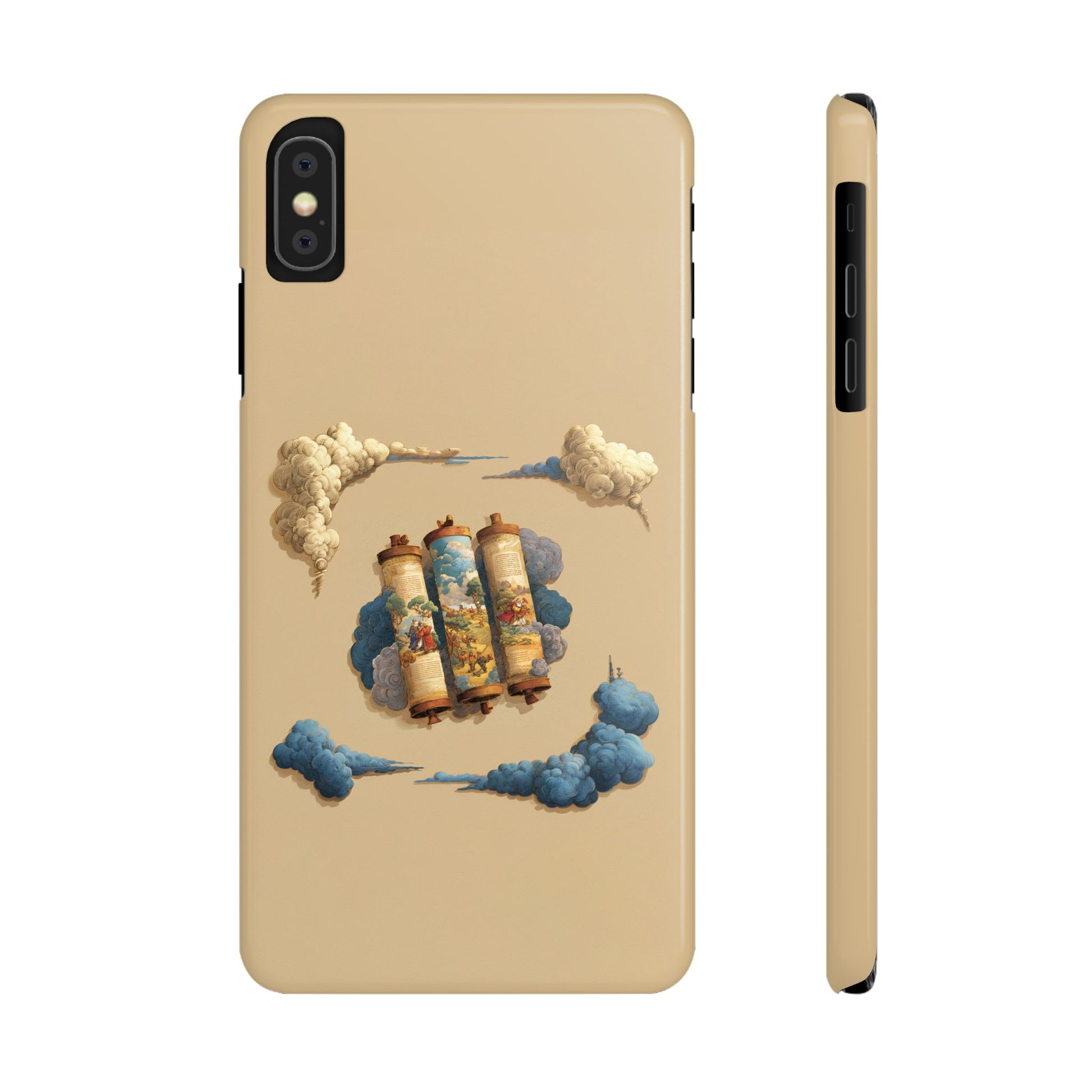 Cloudy Scroll of Moses Slim Phone Cases - American Zionist