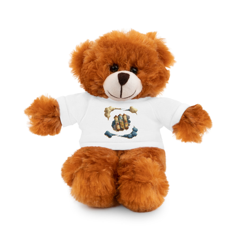 Cloudy Scroll Of Moses Stuffed Animals with Tee - American Zionist