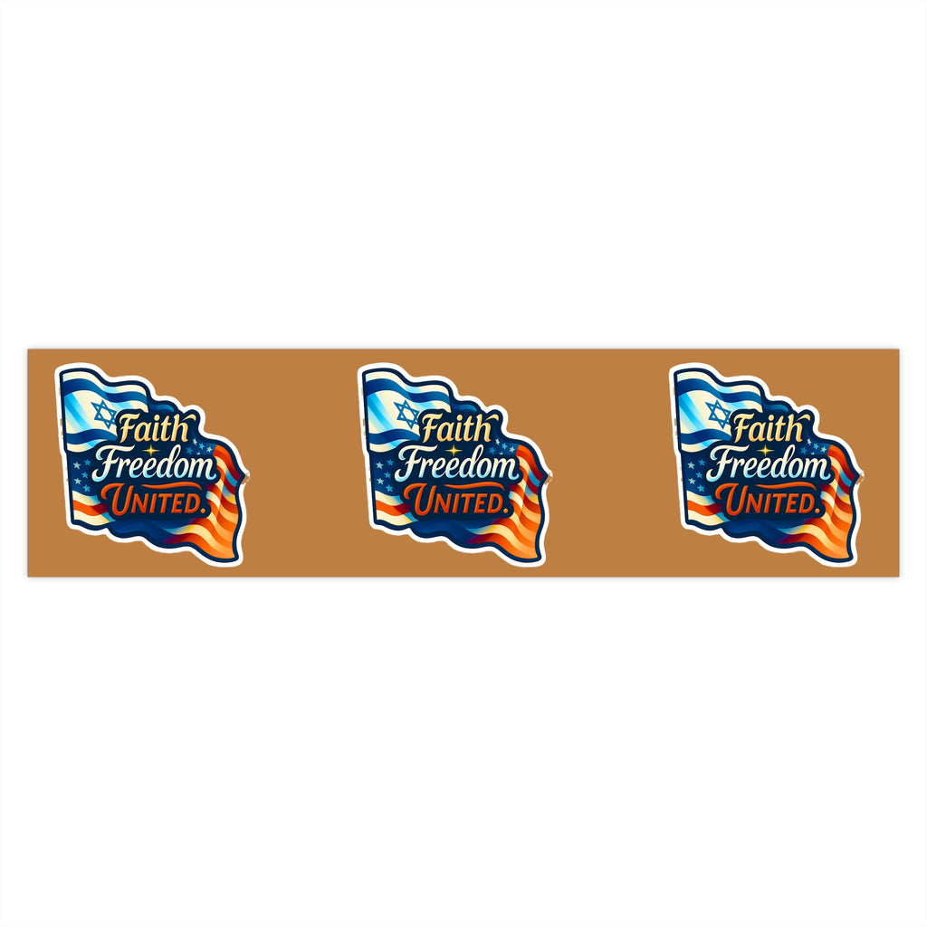 Faith Freedom United Bumper Stickers - American Zionist