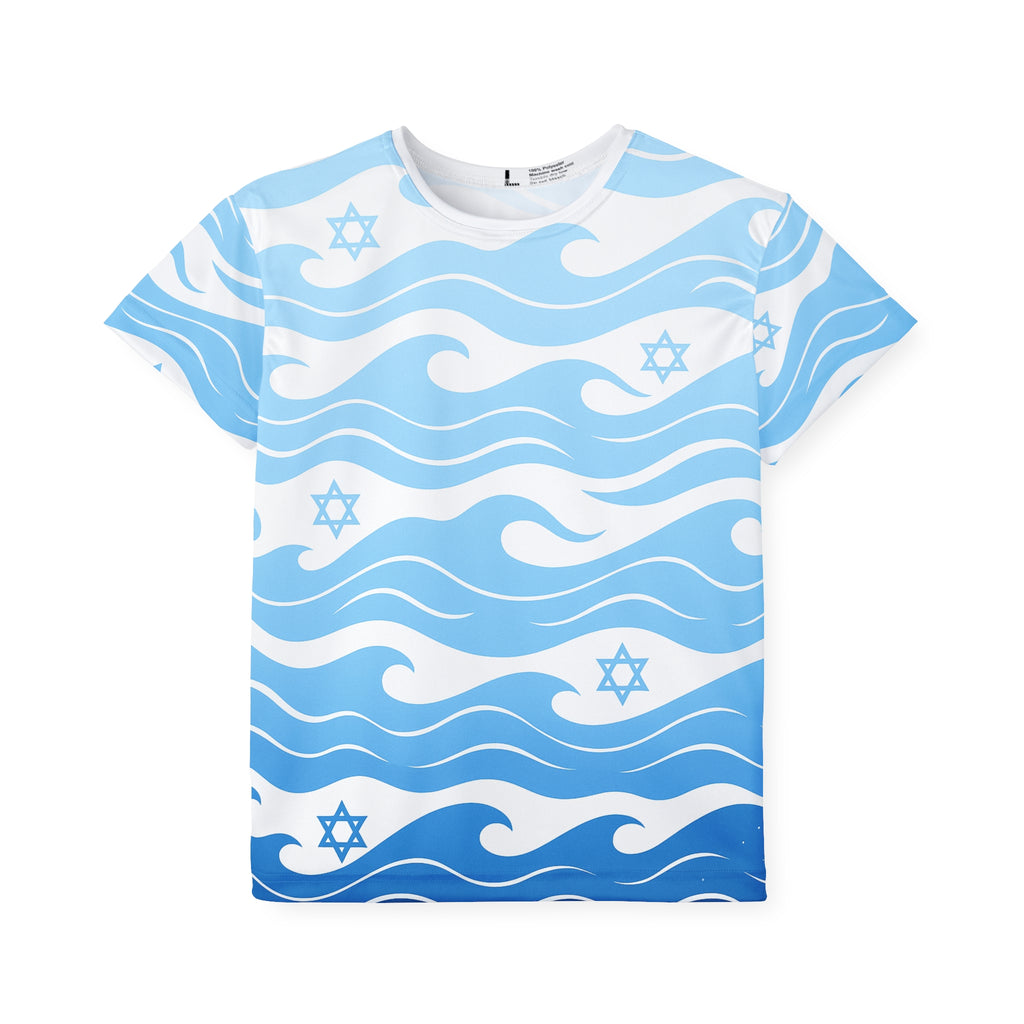 Waves of the Land Kids Sports Jersey (AOP) - American Zionist