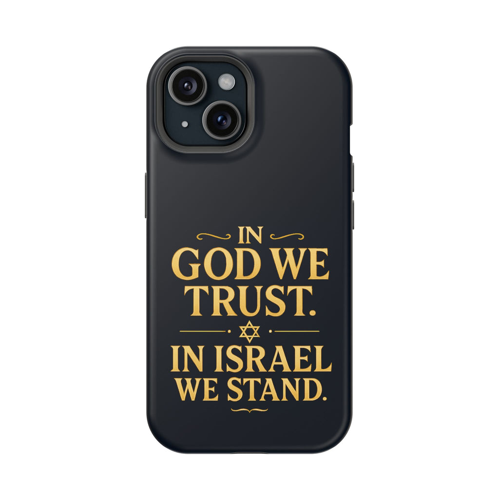 In God With Israel Magnetic Tough Cases - American Zionist
