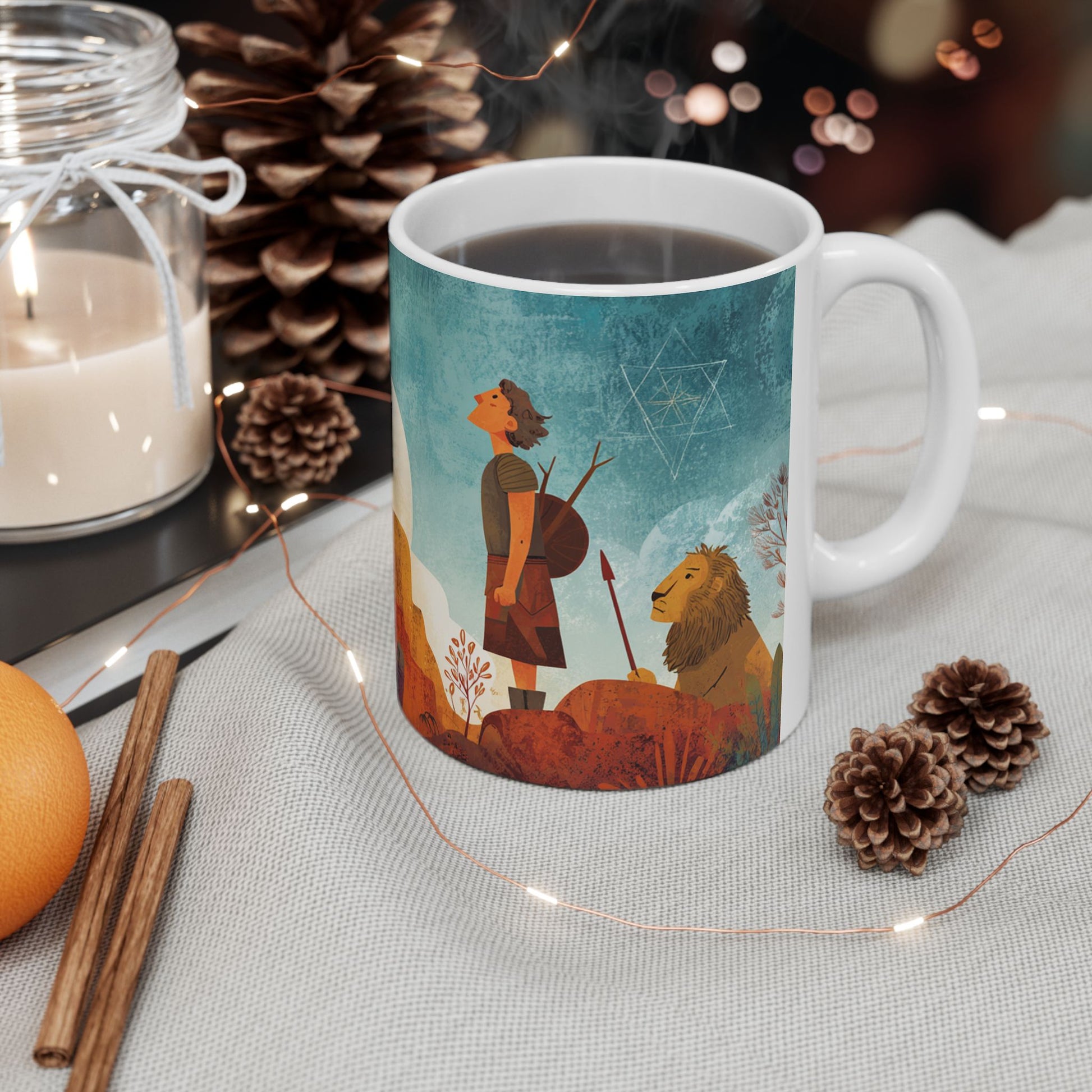 Jerusalem Adventurer Ceramic Mug 11oz, 15oz - American Zionist