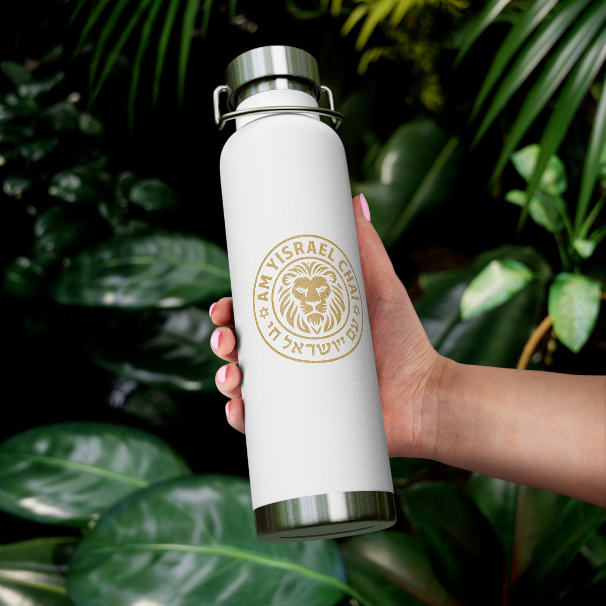 Am Yisrael Chai Copper Vacuum Insulated Bottle, 22oz - American Zionist