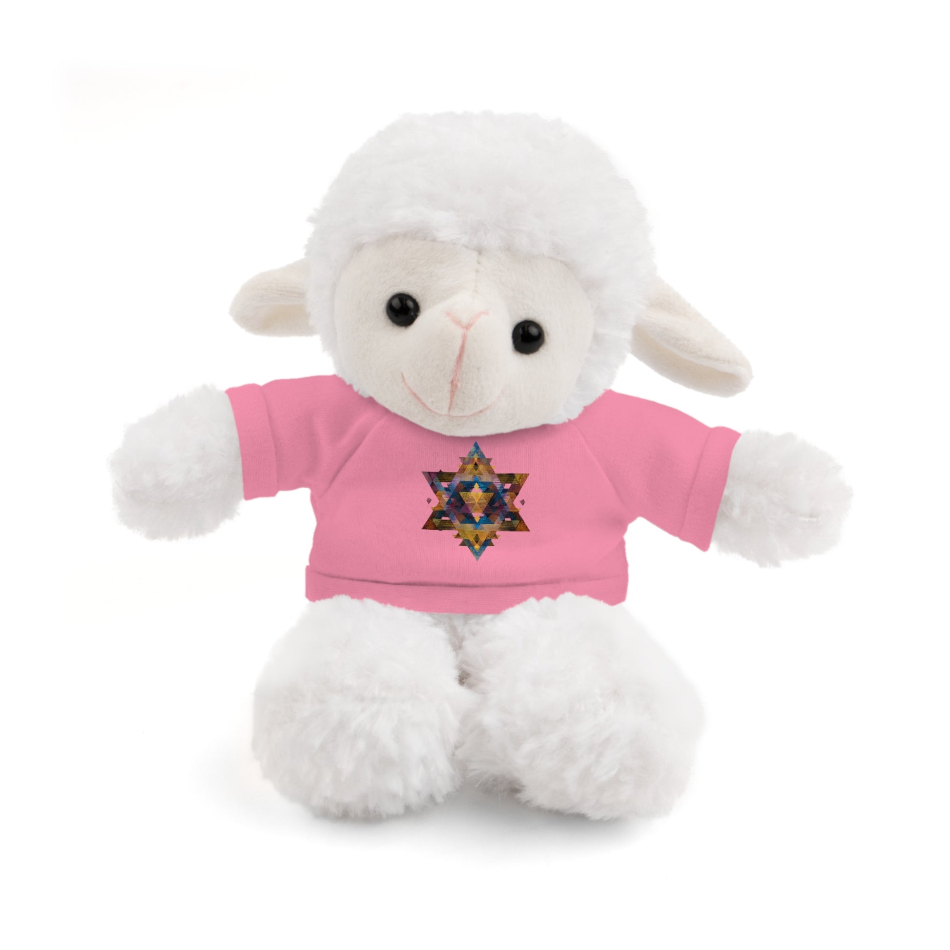Star Of David Geometric Stuffed Animals with Tee - American Zionist
