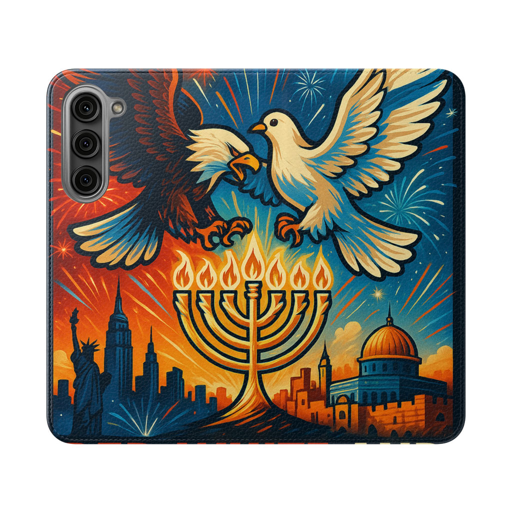 Red White and Blue Flip Cases - American Zionist