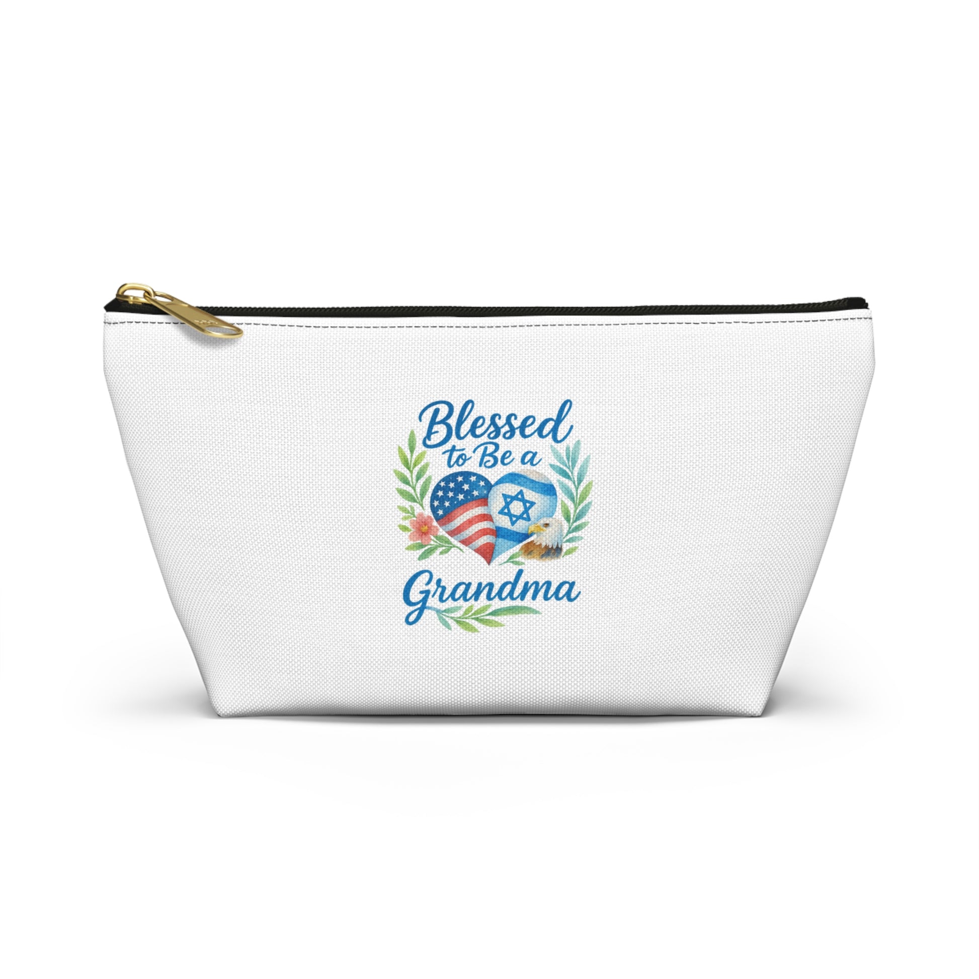 Blessed To Be A Grandma Accessory Pouch w T - bottom - American Zionist