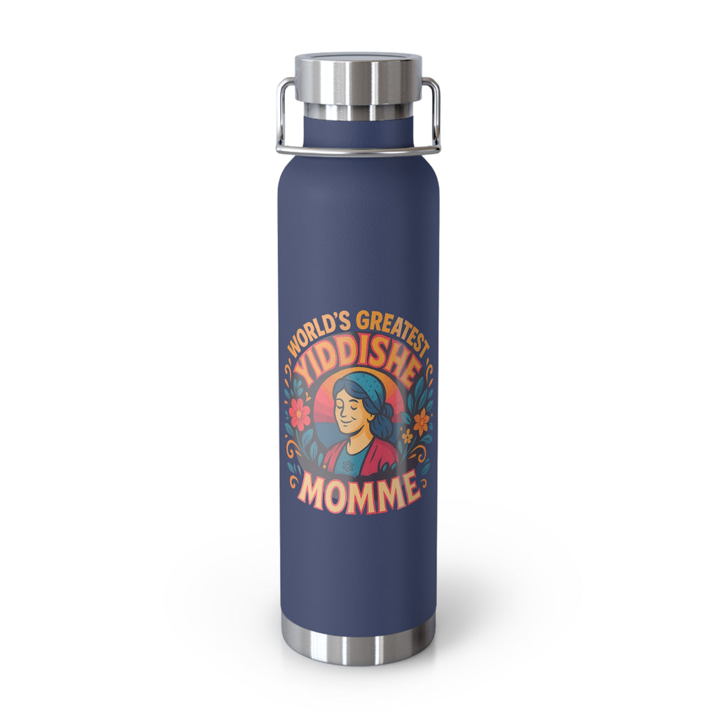 Yiddishe Momme Copper Vacuum Insulated Bottle, 22oz - American Zionist