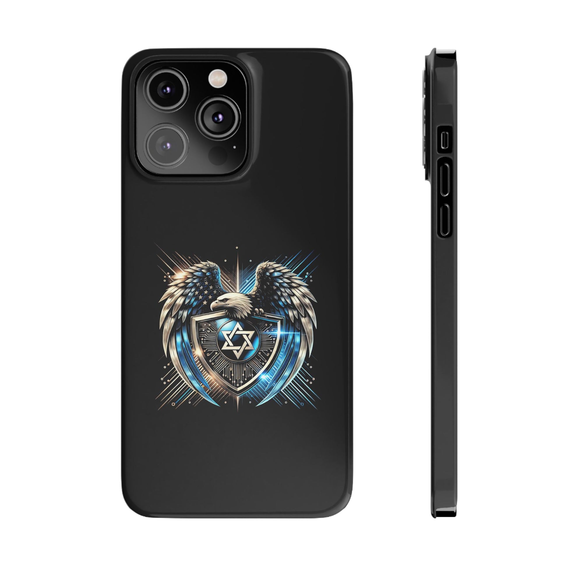 Wings of Zion Slim Phone Cases - American Zionist