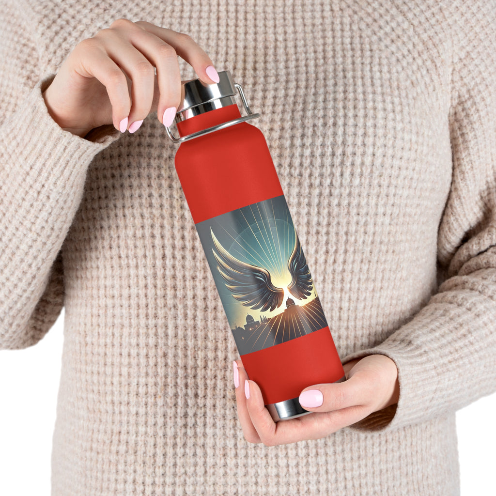 Sunrise Wings Copper Vacuum Insulated Bottle, 22oz