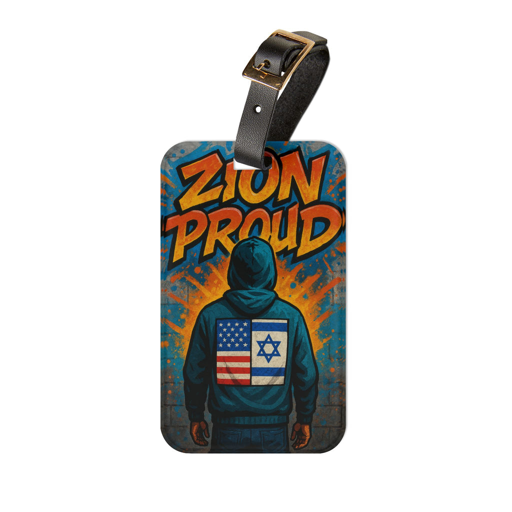Zion Proud Luggage Tag - American Zionist