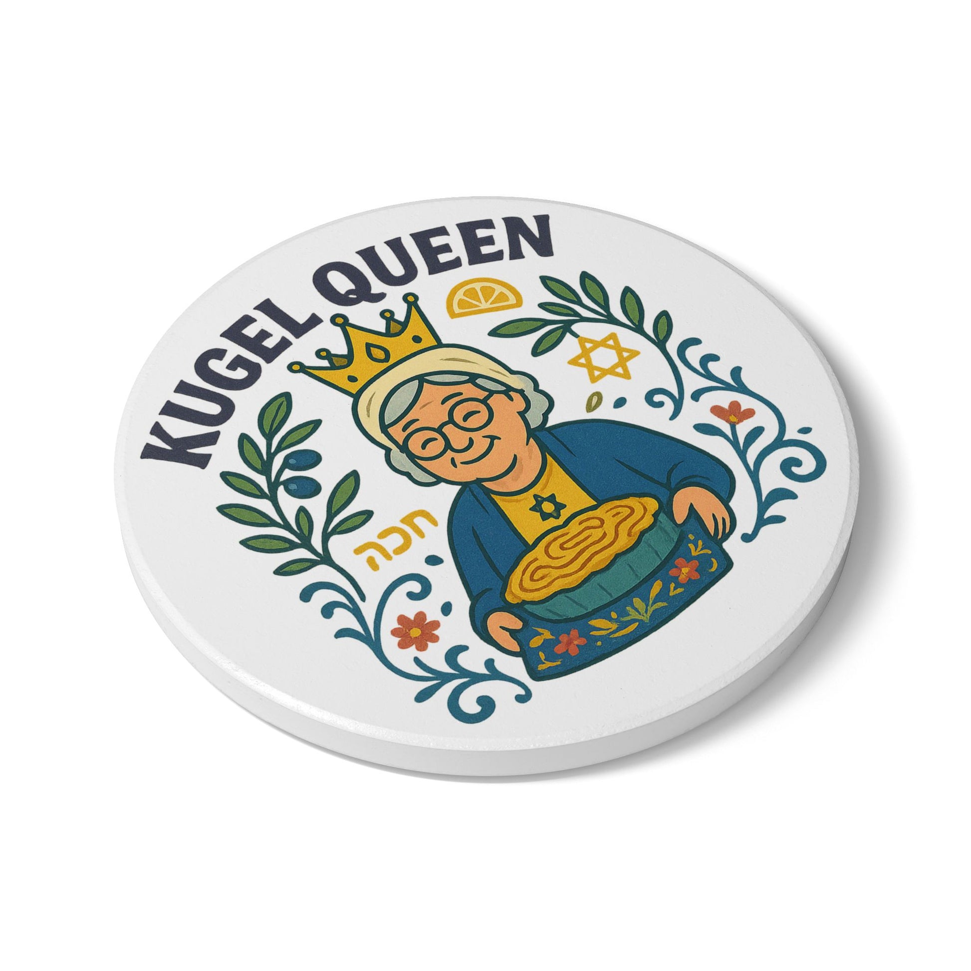 Kugel Queen Ceramic Coaster - American Zionist