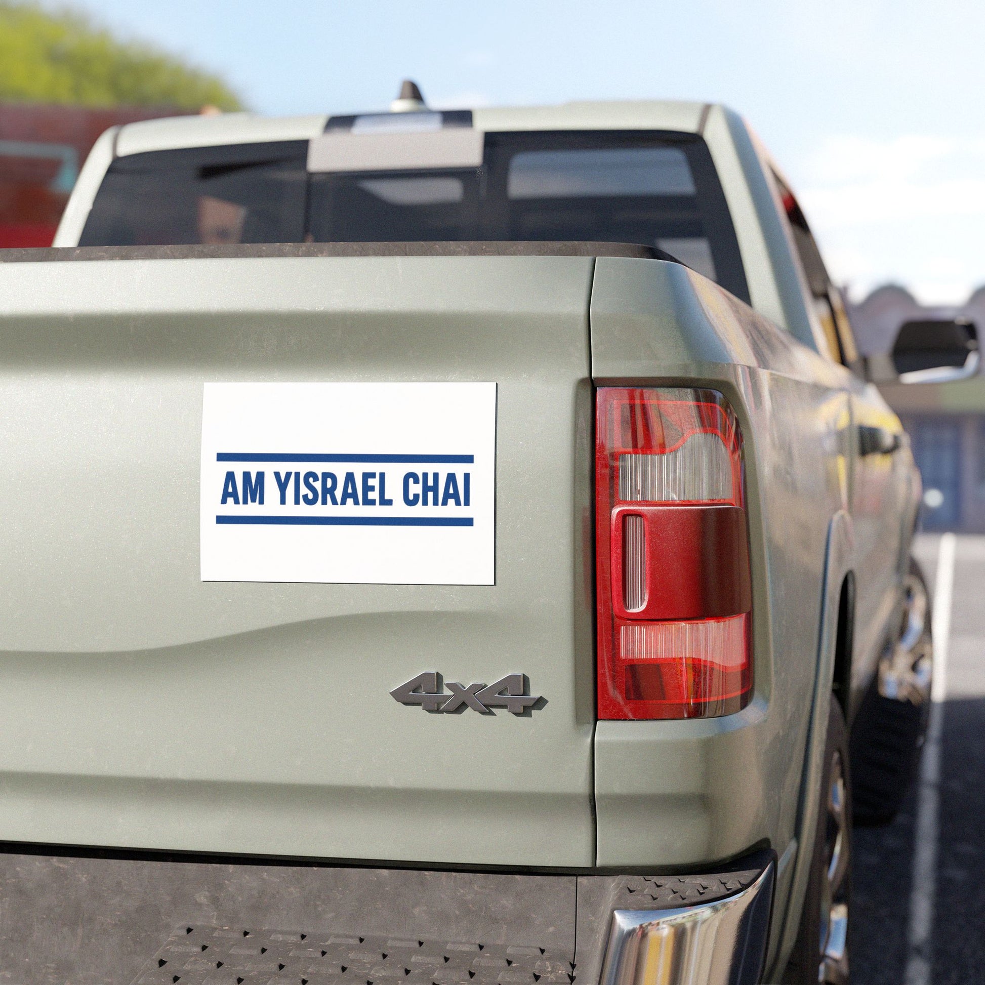 Chai Bar Wordmark Car Magnets - American Zionist