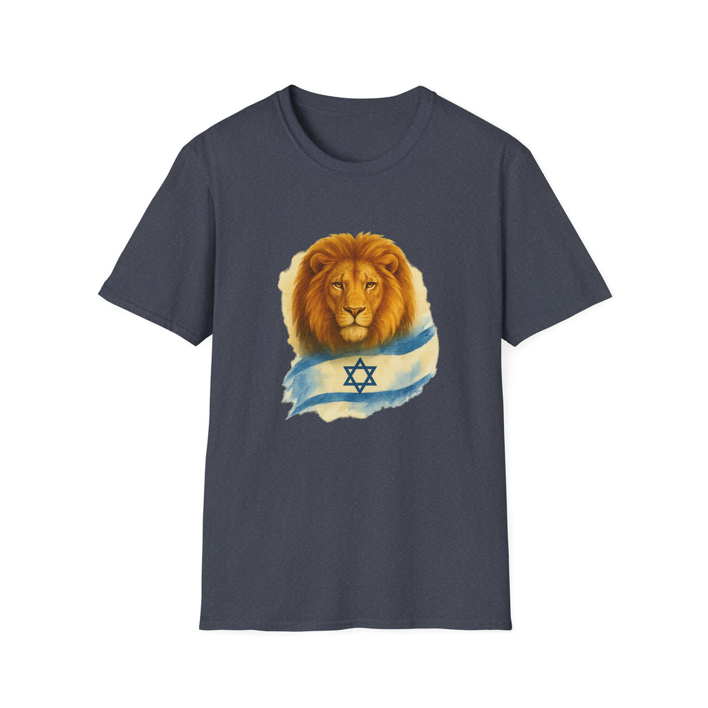 Lion Of Israel Unisex Softstyle T-Shirt - American Zionist