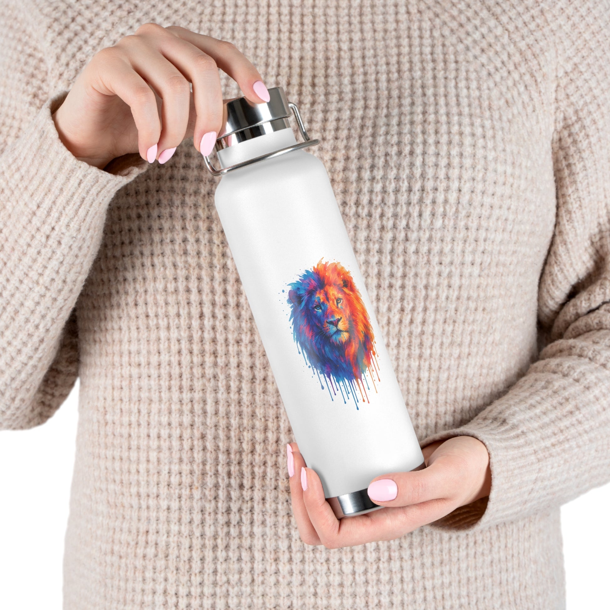 Judah Unleashed Copper Vacuum Insulated Bottle, 22oz - American Zionist