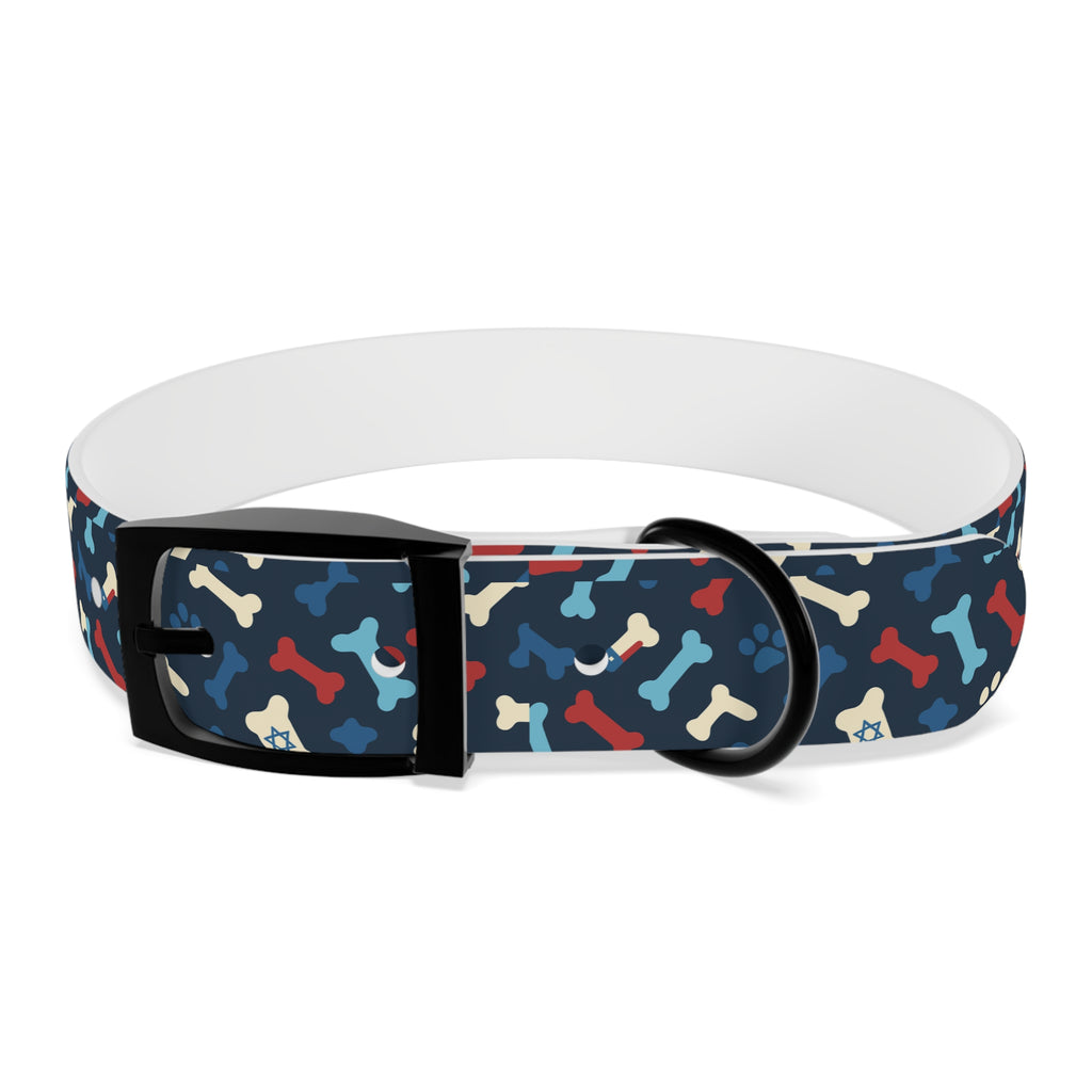 Seamless Bone Dog Collar - American Zionist