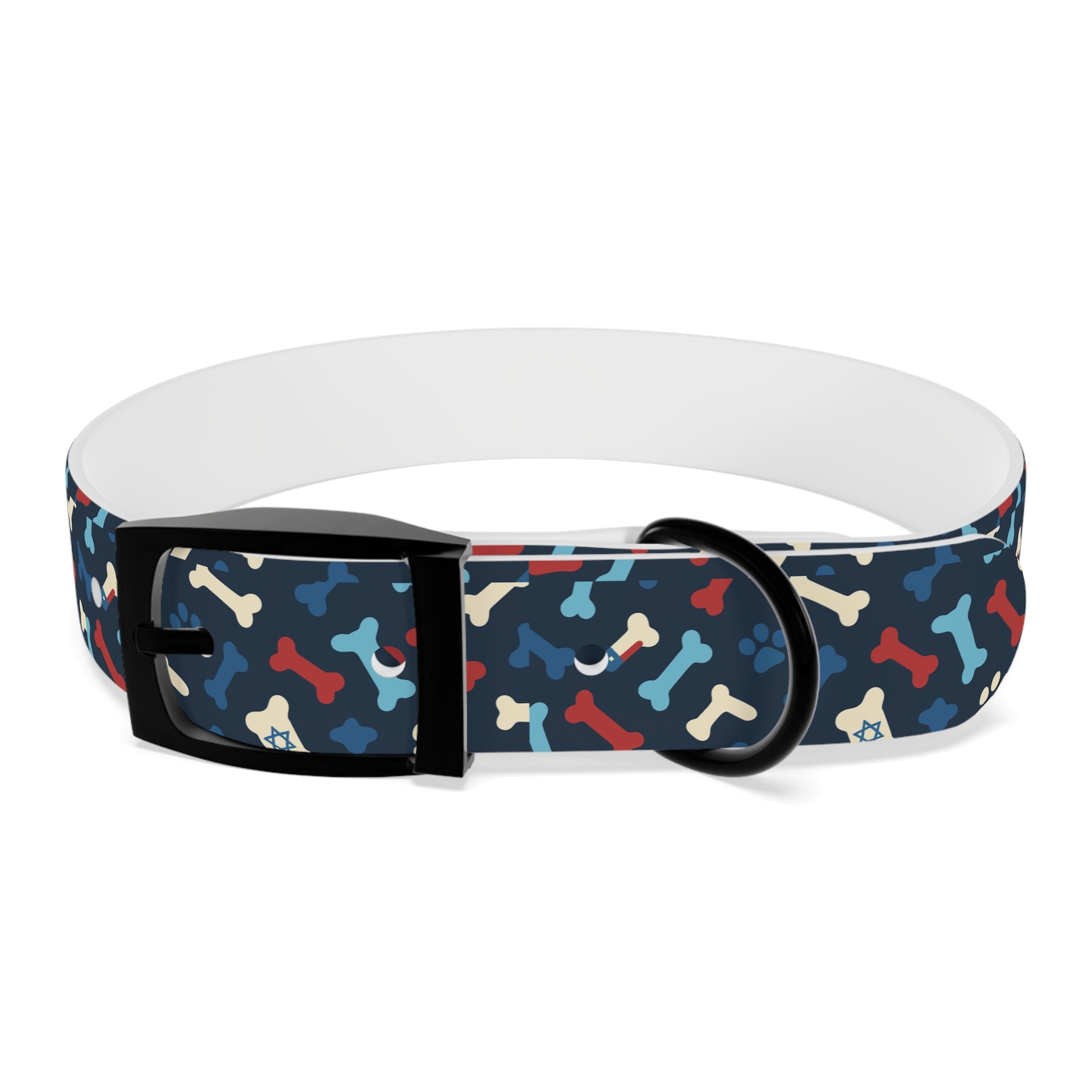 Seamless Bone Dog Collar - American Zionist
