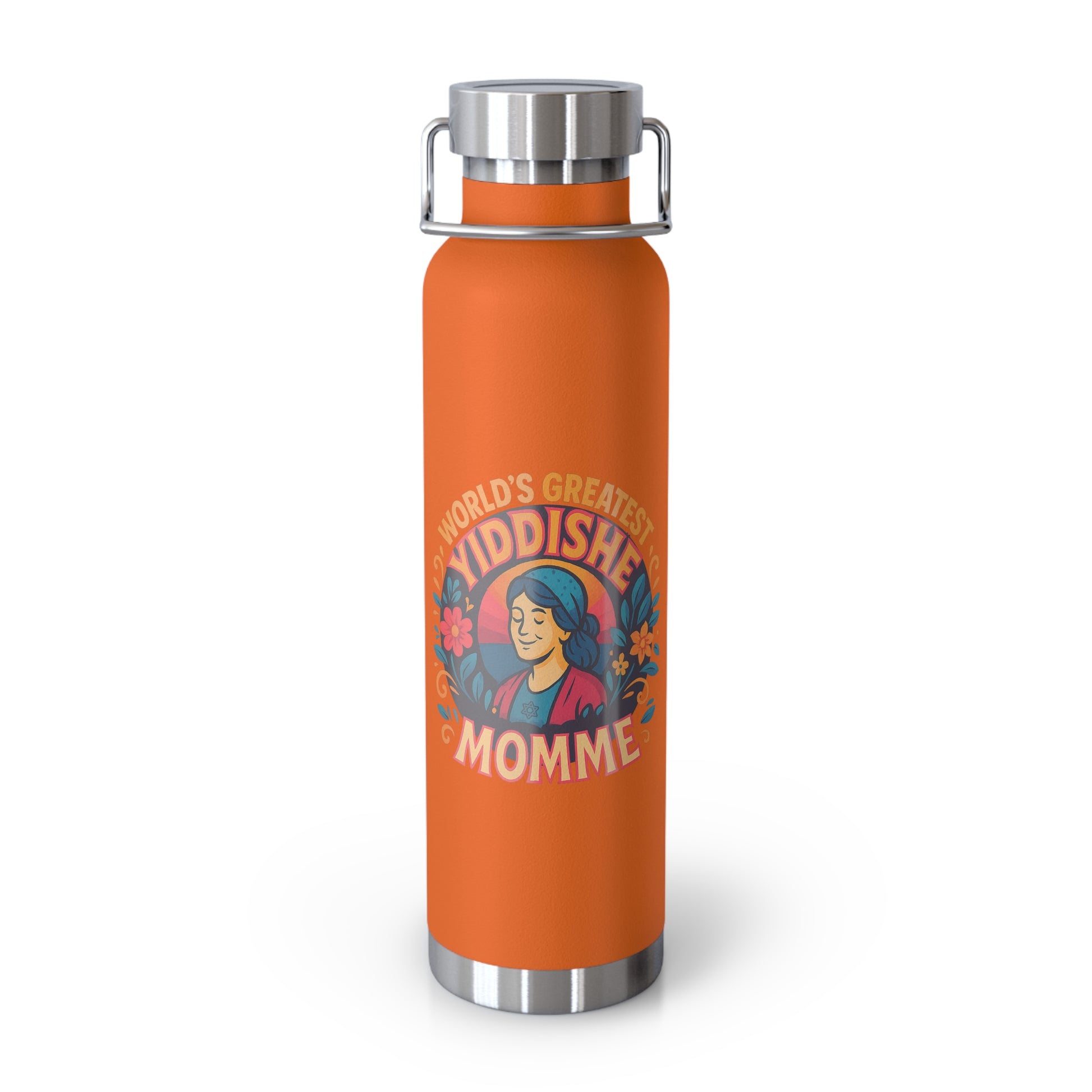 Yiddishe Momme Copper Vacuum Insulated Bottle, 22oz - American Zionist