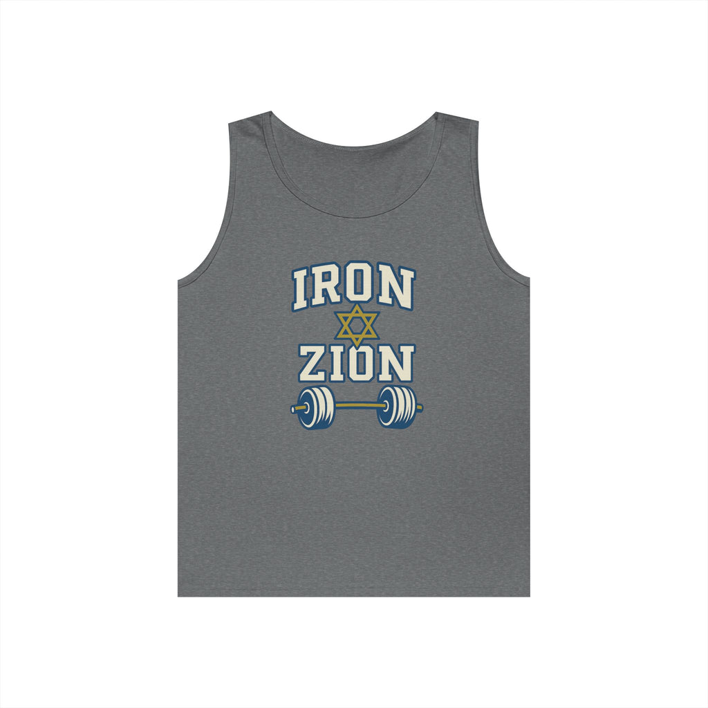 Iron Zion Unisex Heavy Cotton Tank Top - American Zionist