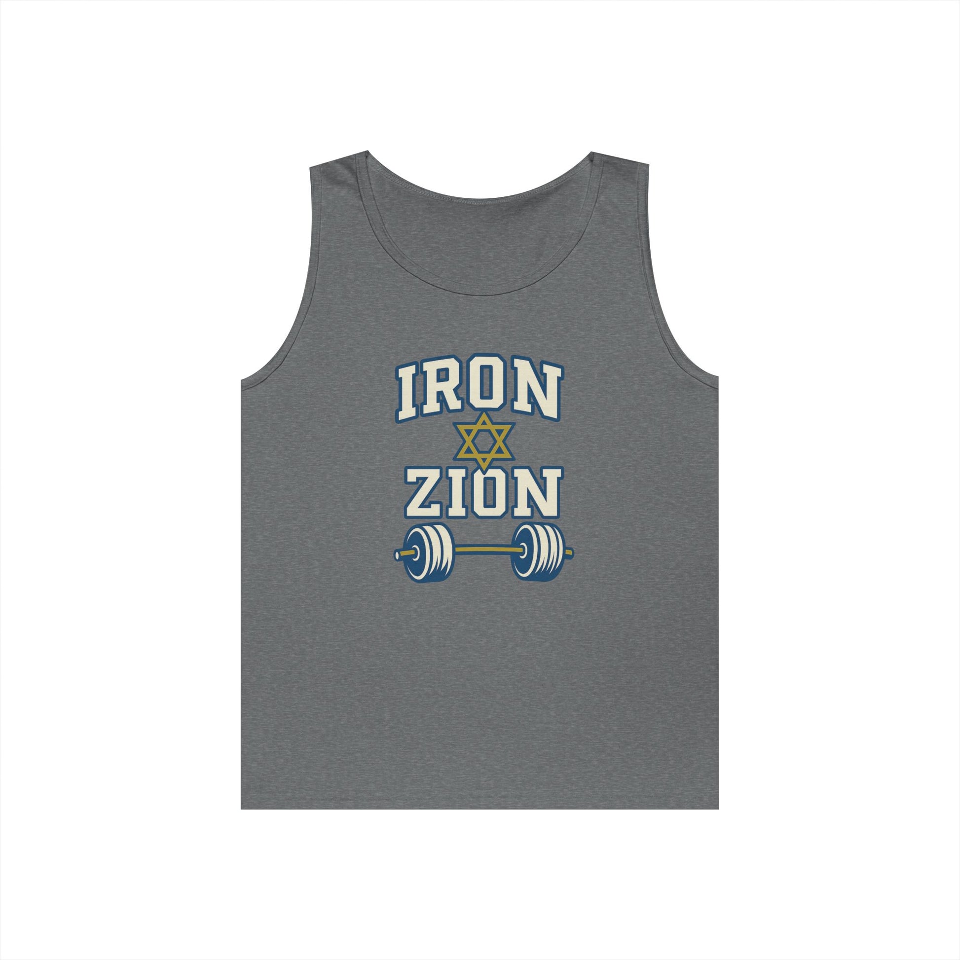 Iron Zion Unisex Heavy Cotton Tank Top - American Zionist
