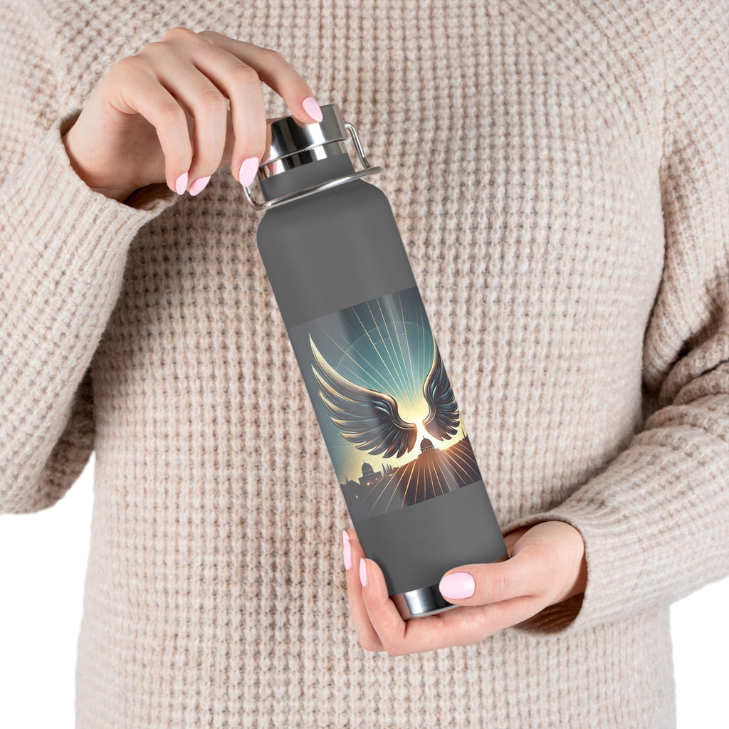 Sunrise Wings Copper Vacuum Insulated Bottle, 22oz