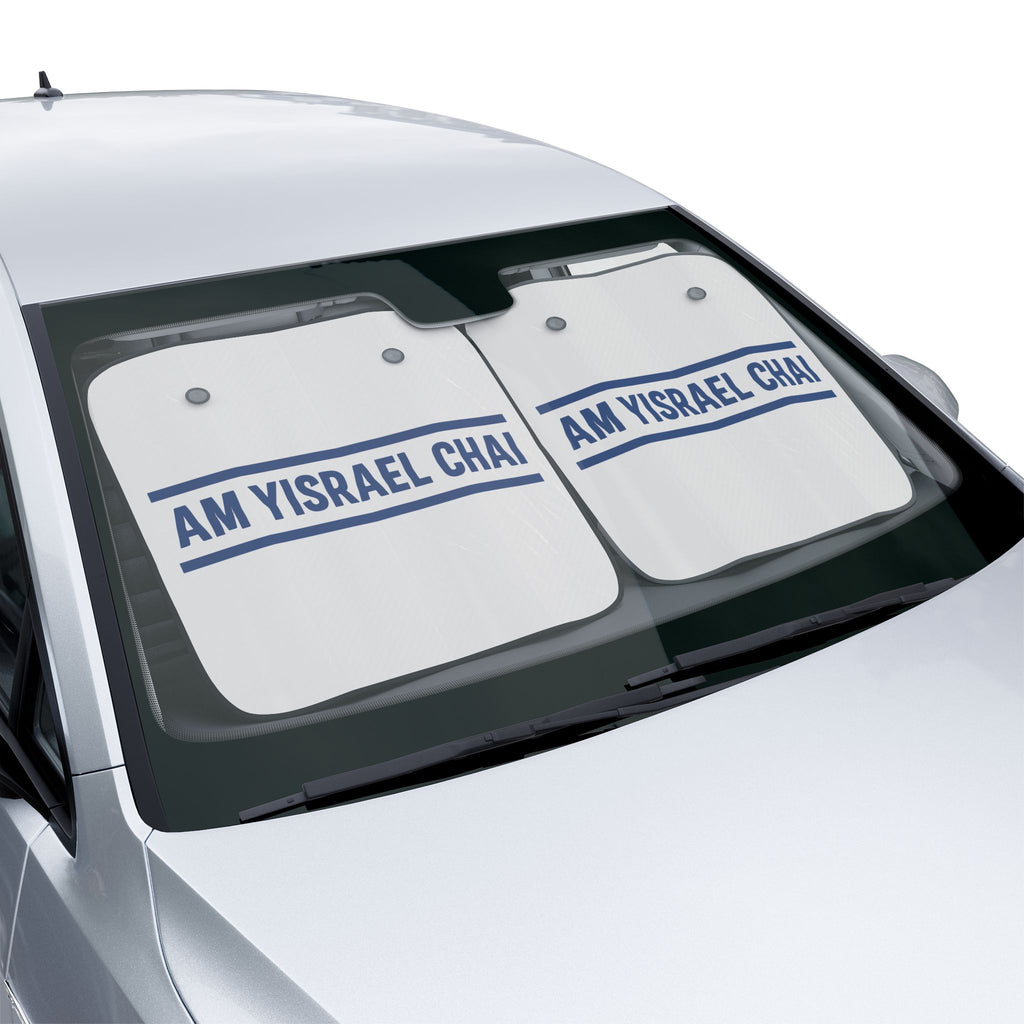 Chai Bar Wordmark Car Sun Shades - American Zionist