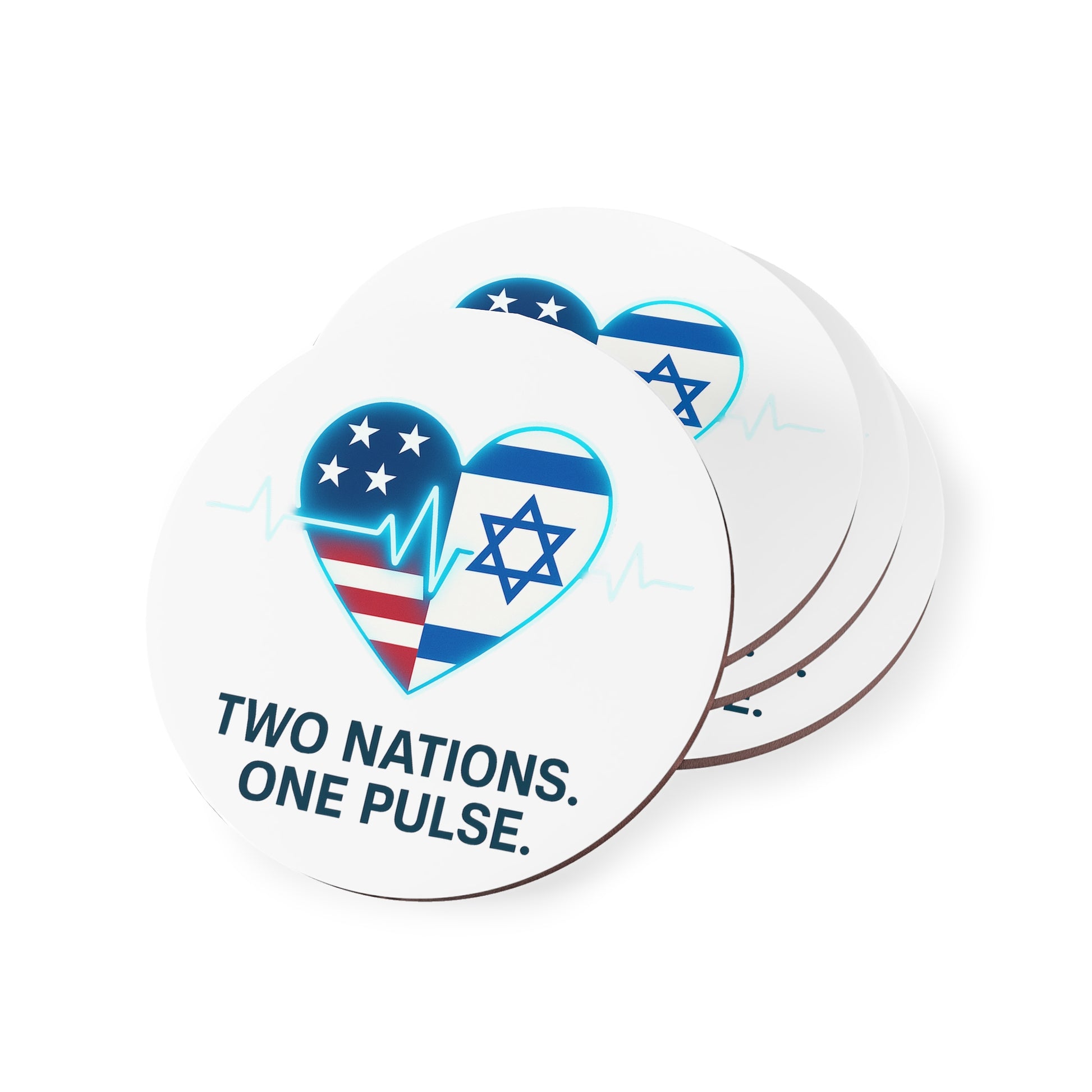 Two Nations. One Pulse Coasters - American Zionist