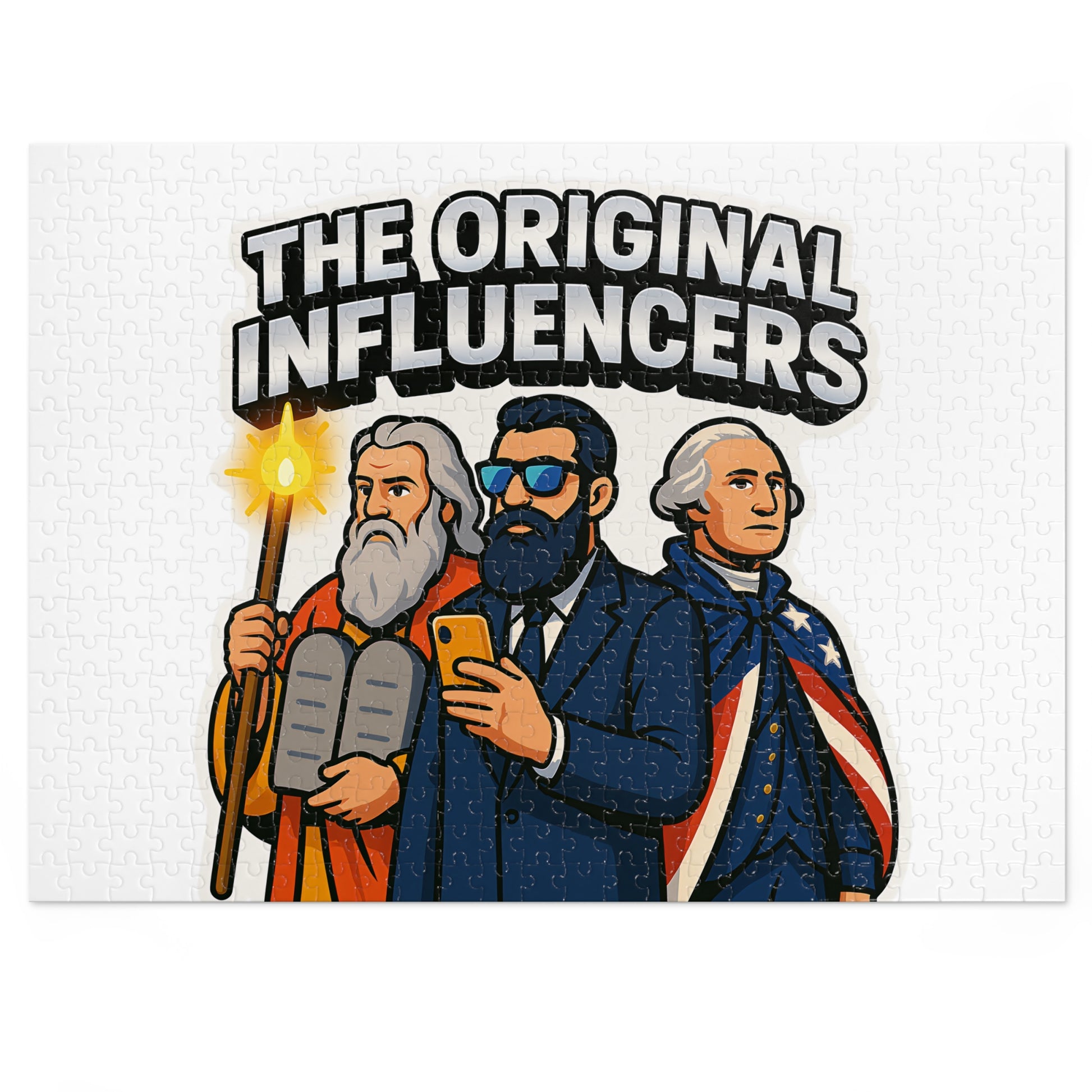 Original Influencers Jigsaw Puzzle with Tin - American Zionist