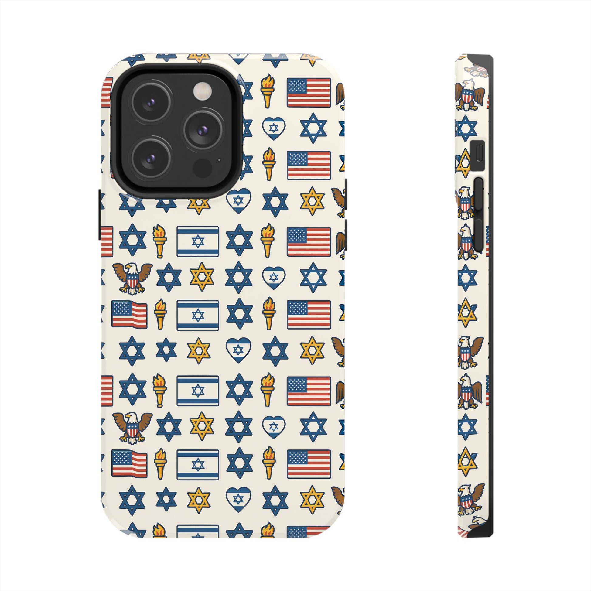 Symbol Of Shared Freedom Tough Phone Cases - American Zionist
