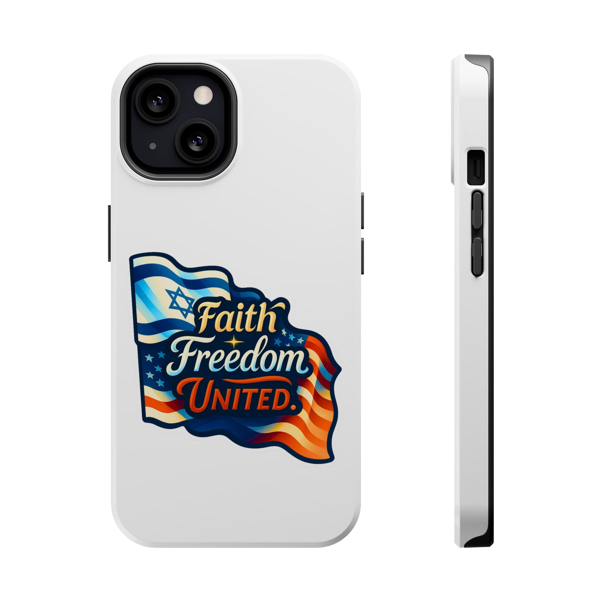 Faith Freedom United Magnetic Tough Cases - American Zionist