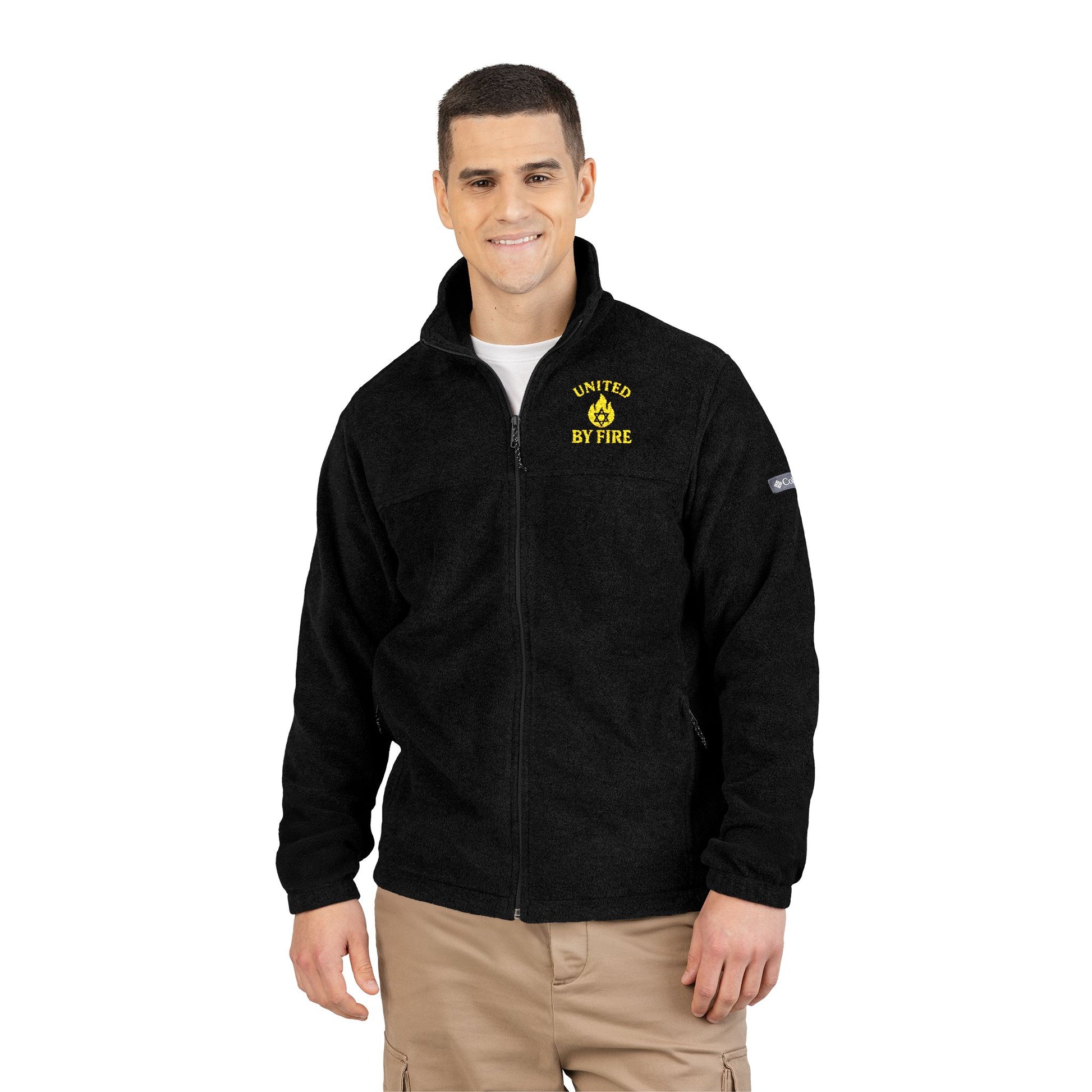 United By Fire Unisex Columbia Fleece Jacket (Embroidery) - American Zionist