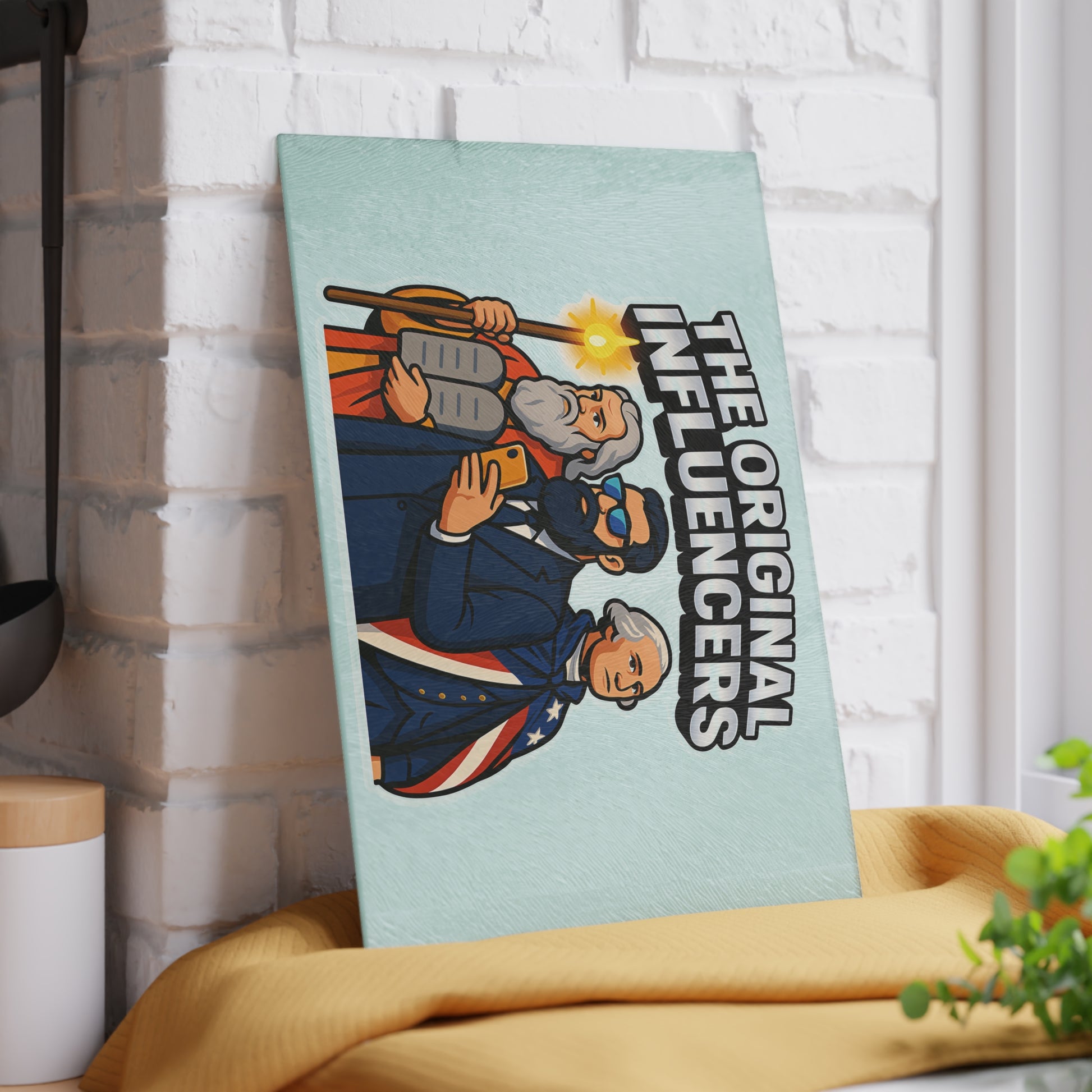 Original Influencers Glass Cutting Board - American Zionist
