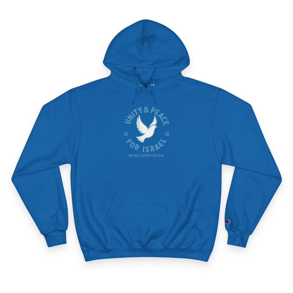 Unity Peace For Israel Champion Hoodie - American Zionist