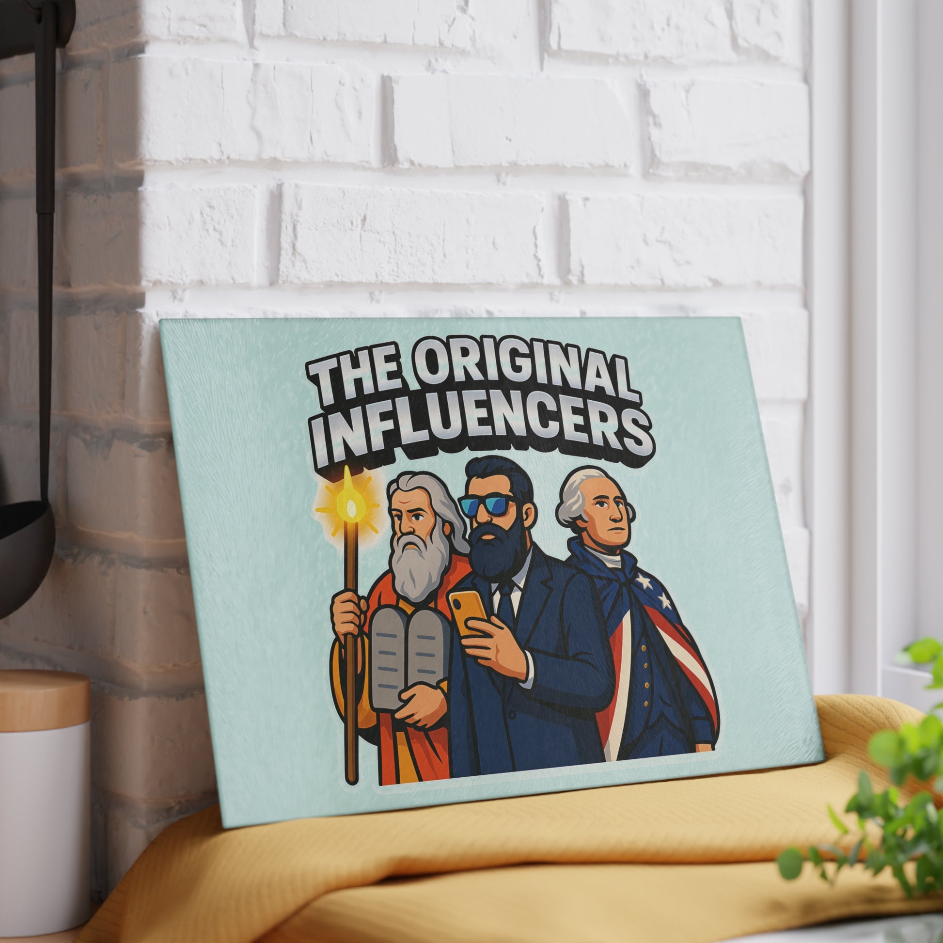 Original Influencers Glass Cutting Board - American Zionist