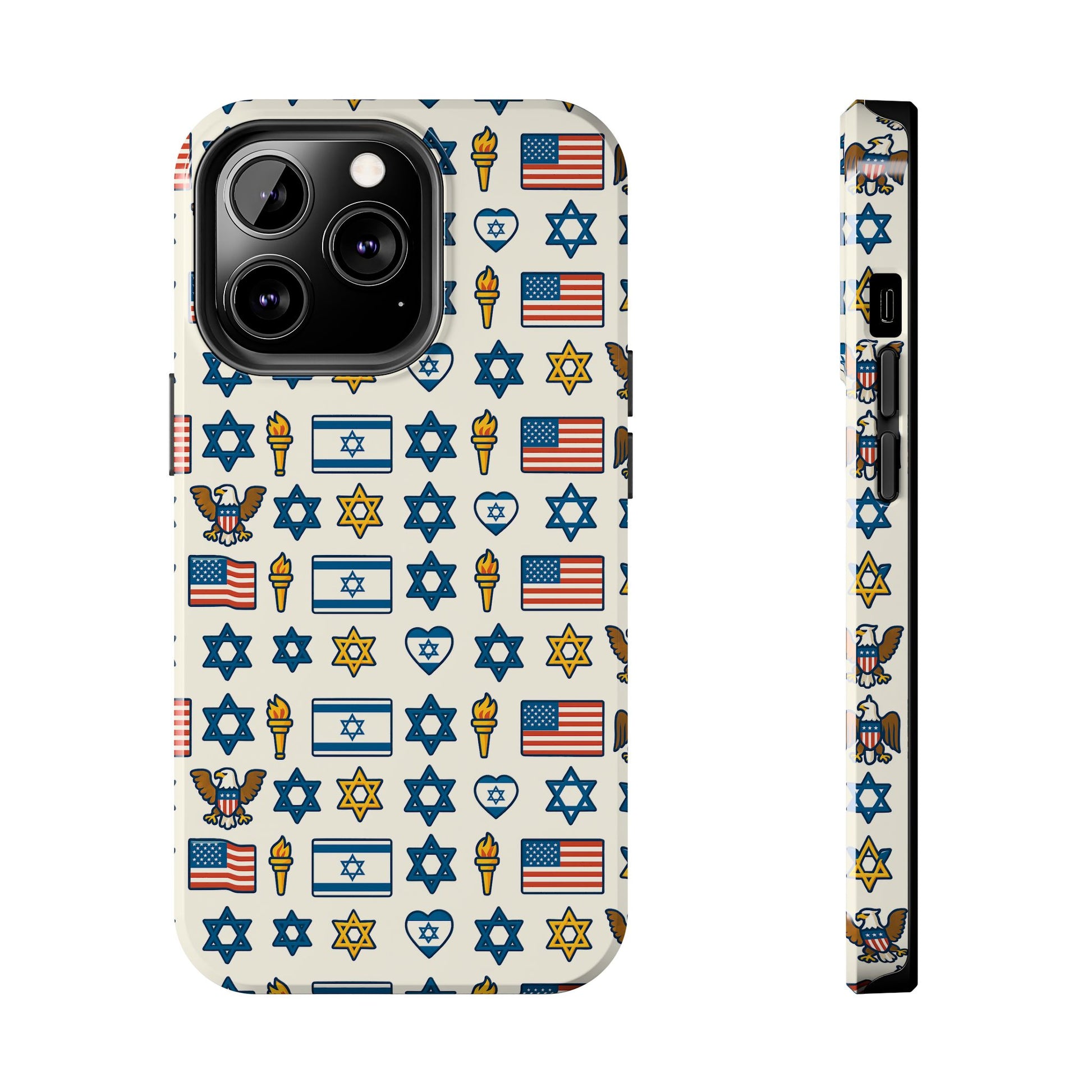 Symbol Of Shared Freedom Tough Phone Cases - American Zionist