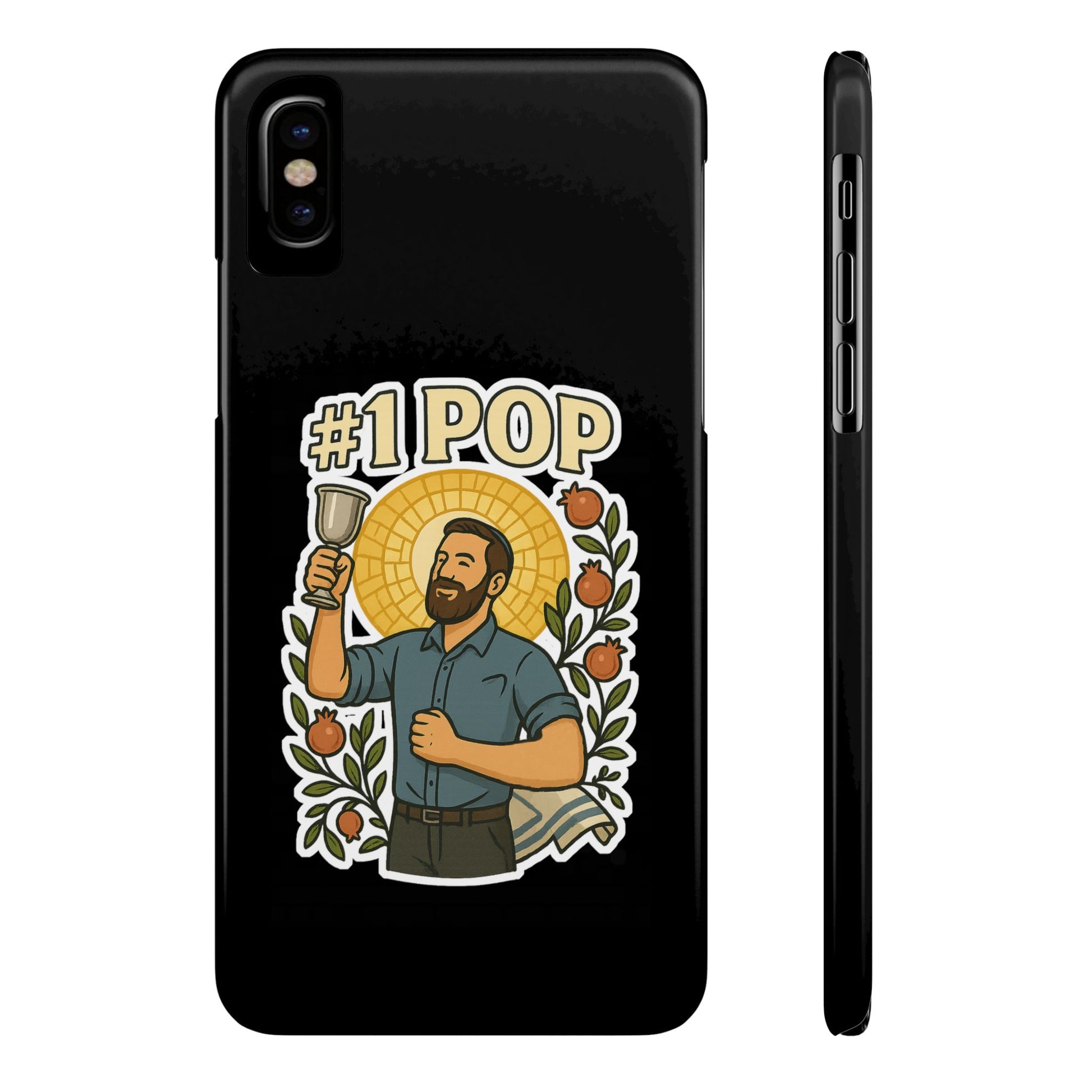 1 Pop Slim Phone Cases - American Zionist