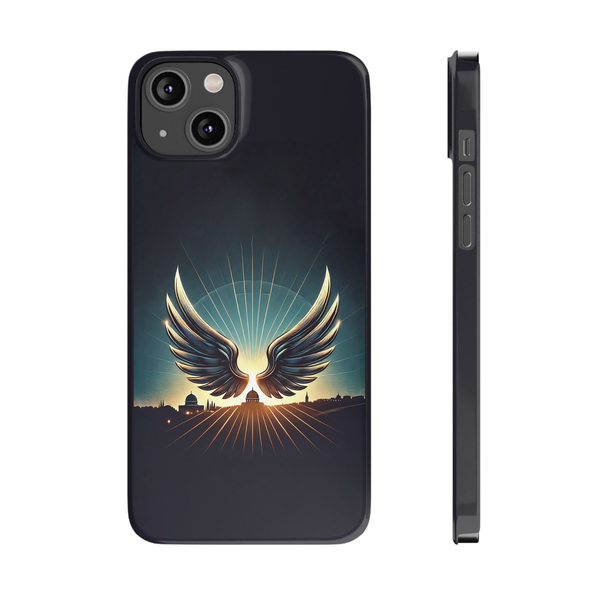 Sunset Wings Slim Phone Cases - American Zionist