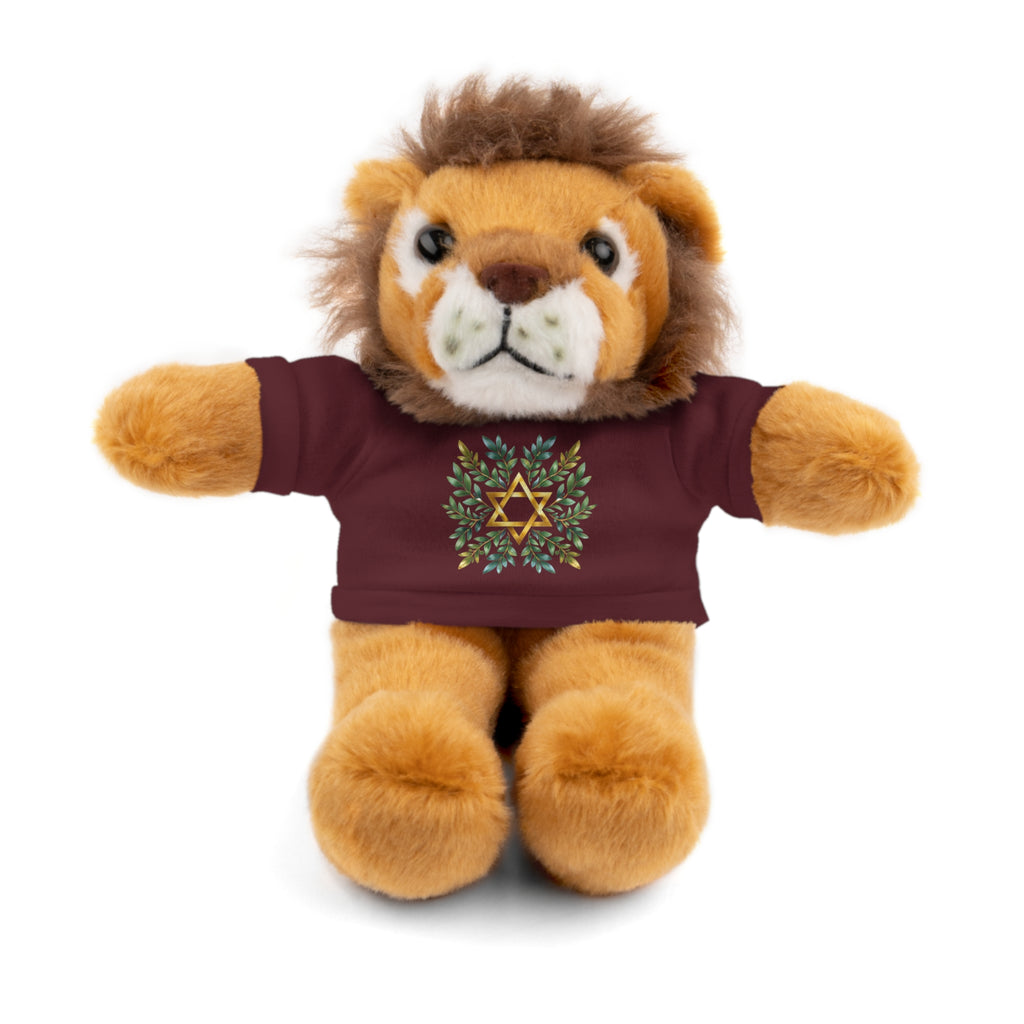 Star Of David Wreath Stuffed Animals with Tee - American Zionist