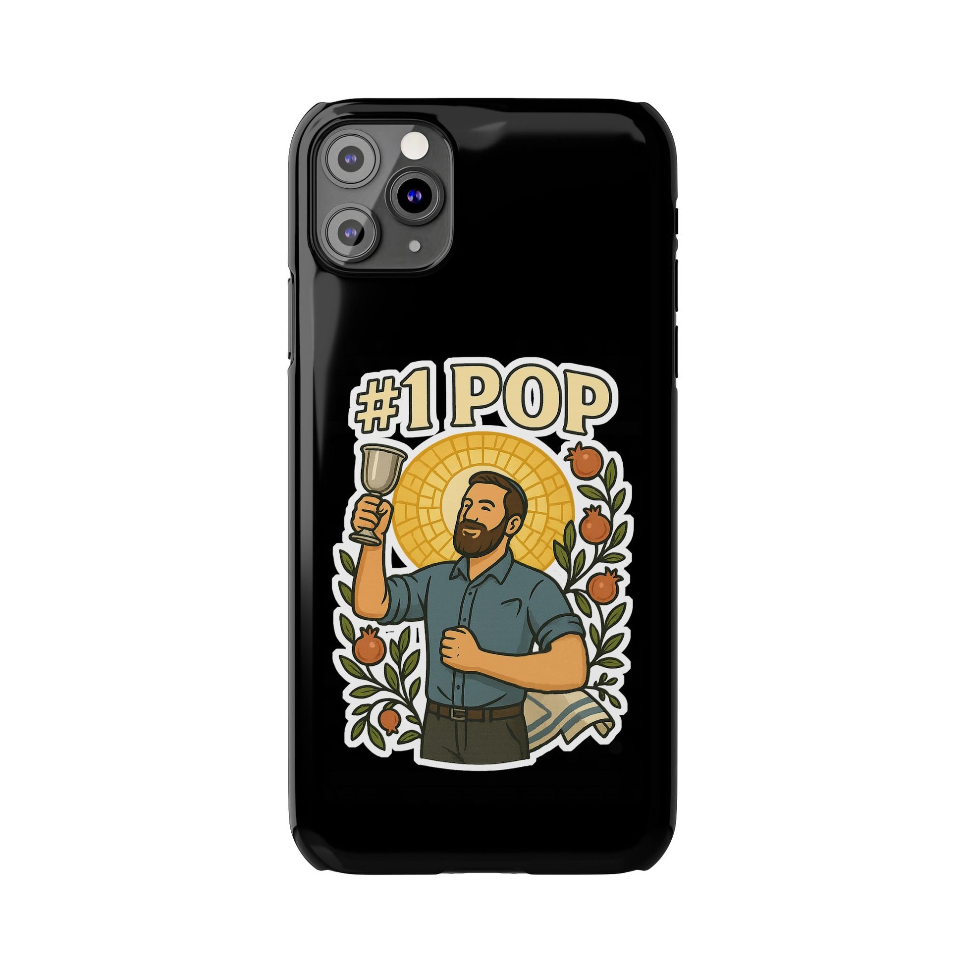 1 Pop Slim Phone Cases - American Zionist