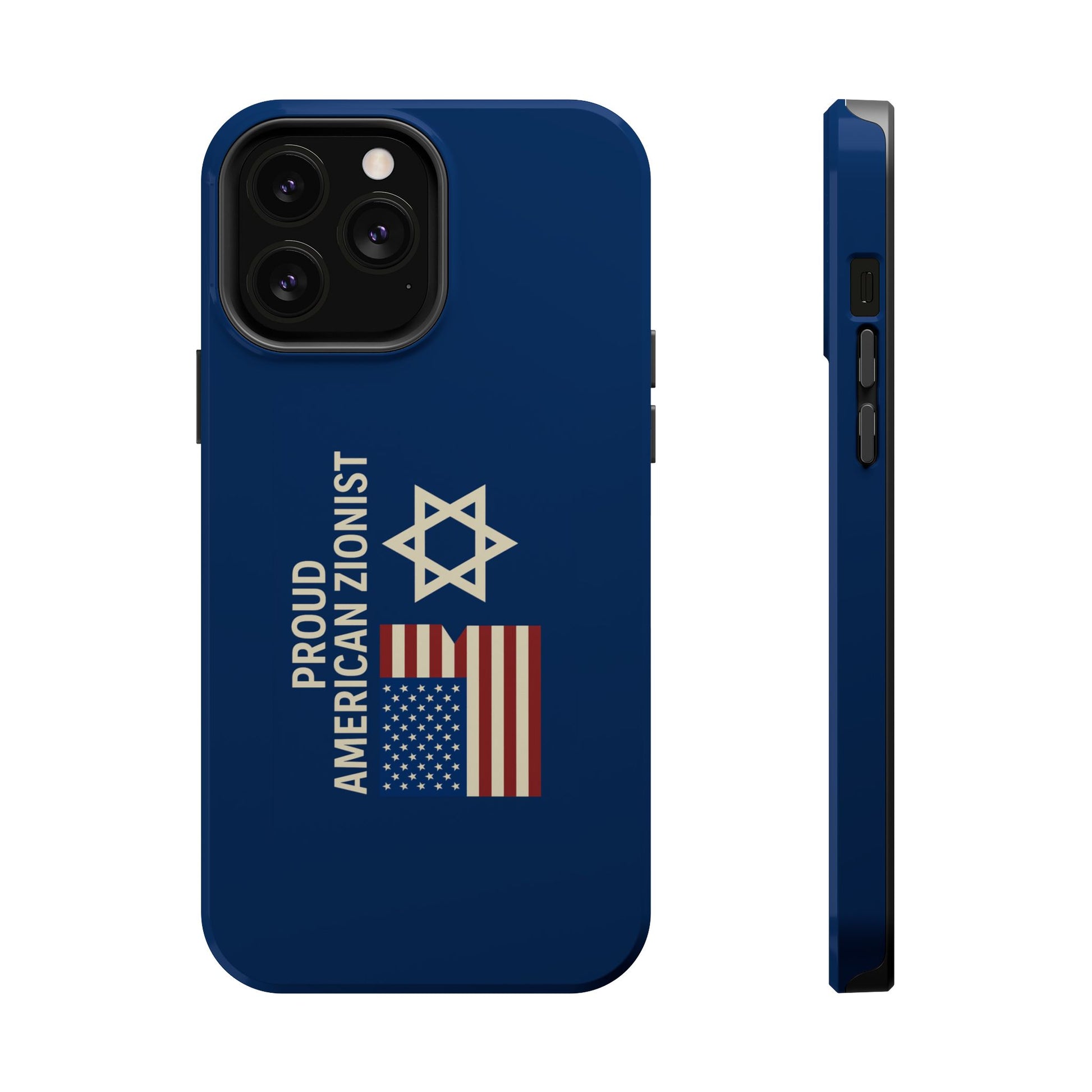 Blue Proud American Zionist Magnetic Tough Cases - American Zionist