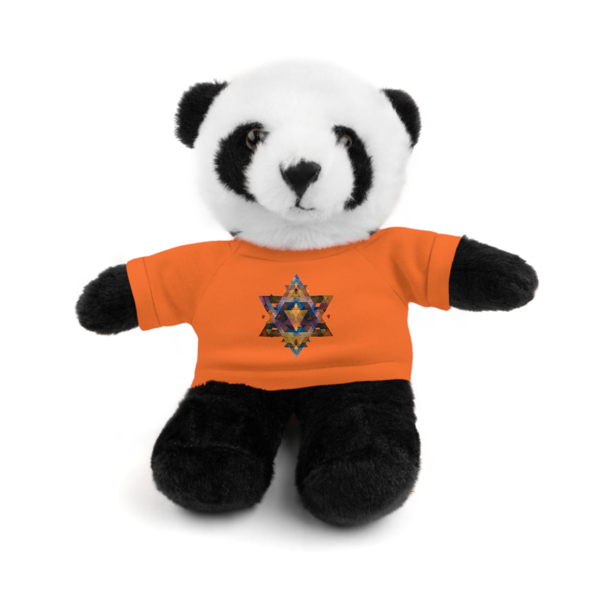 Star Of David Geometric Stuffed Animals with Tee - American Zionist
