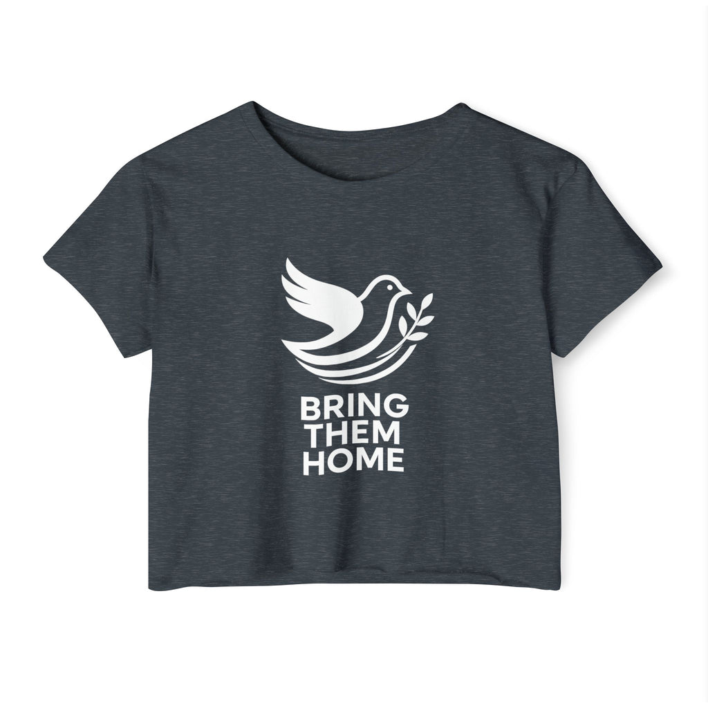 Dove Bring Them Home Women's Festival Crop Top - American Zionist