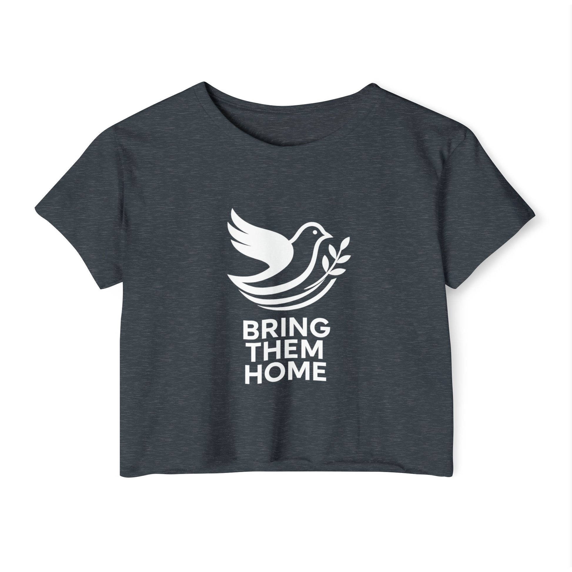 Dove Bring Them Home Women's Festival Crop Top - American Zionist