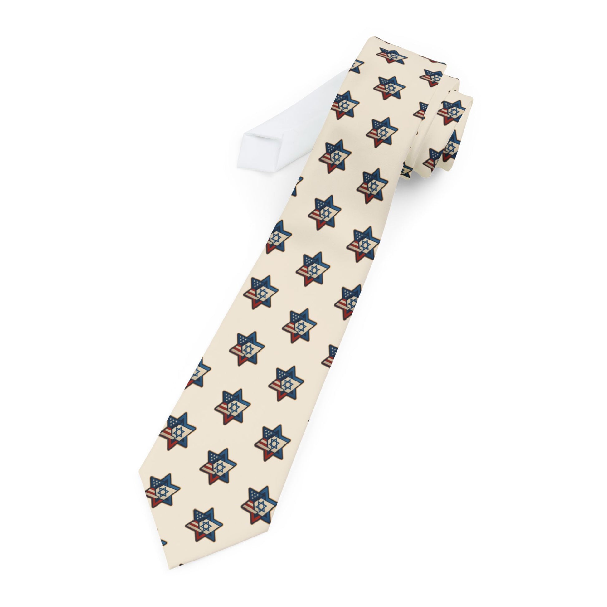 American Zionist Pattern Necktie - American Zionist