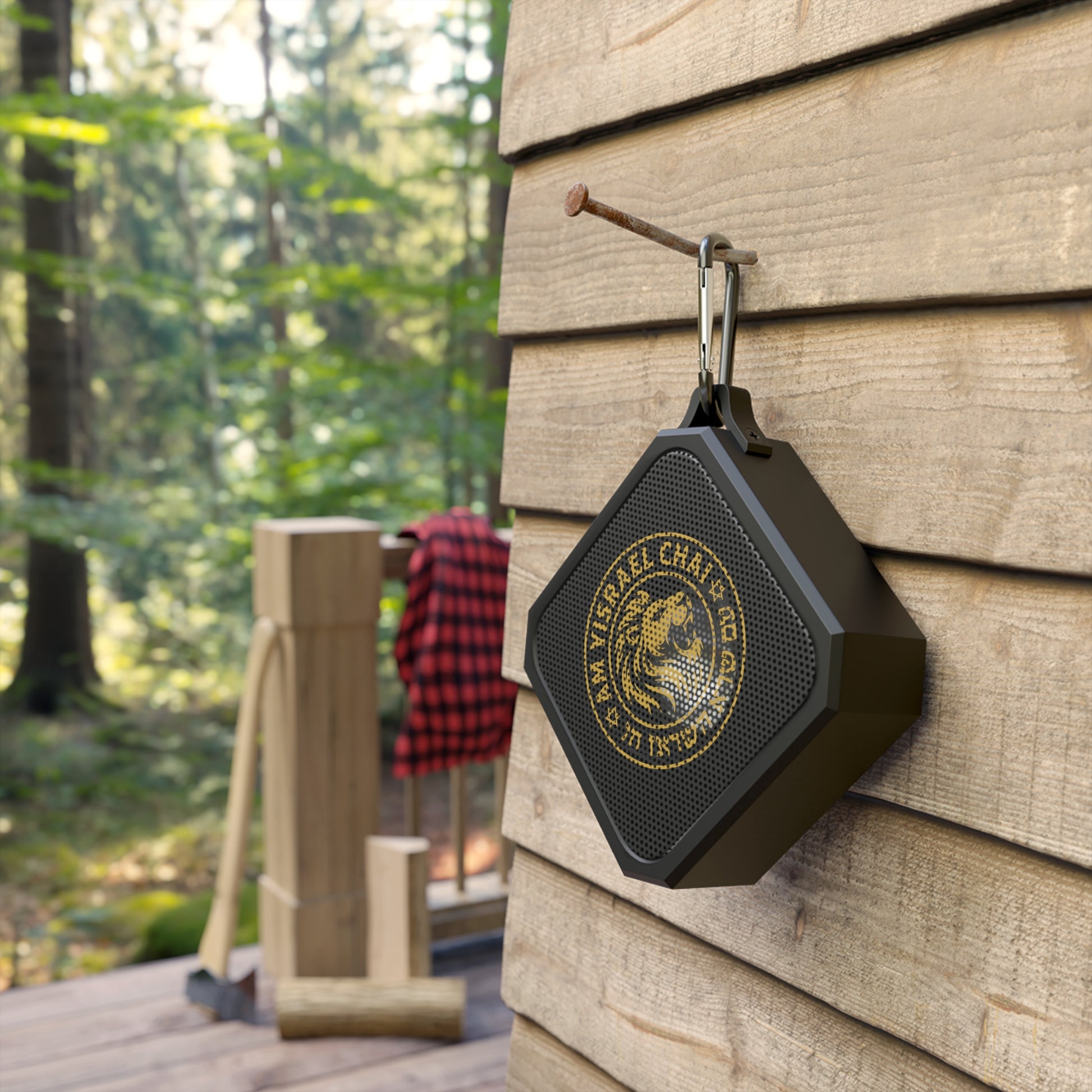 Am Yisrael Crest Blackwater Outdoor Bluetooth Speaker - American Zionist
