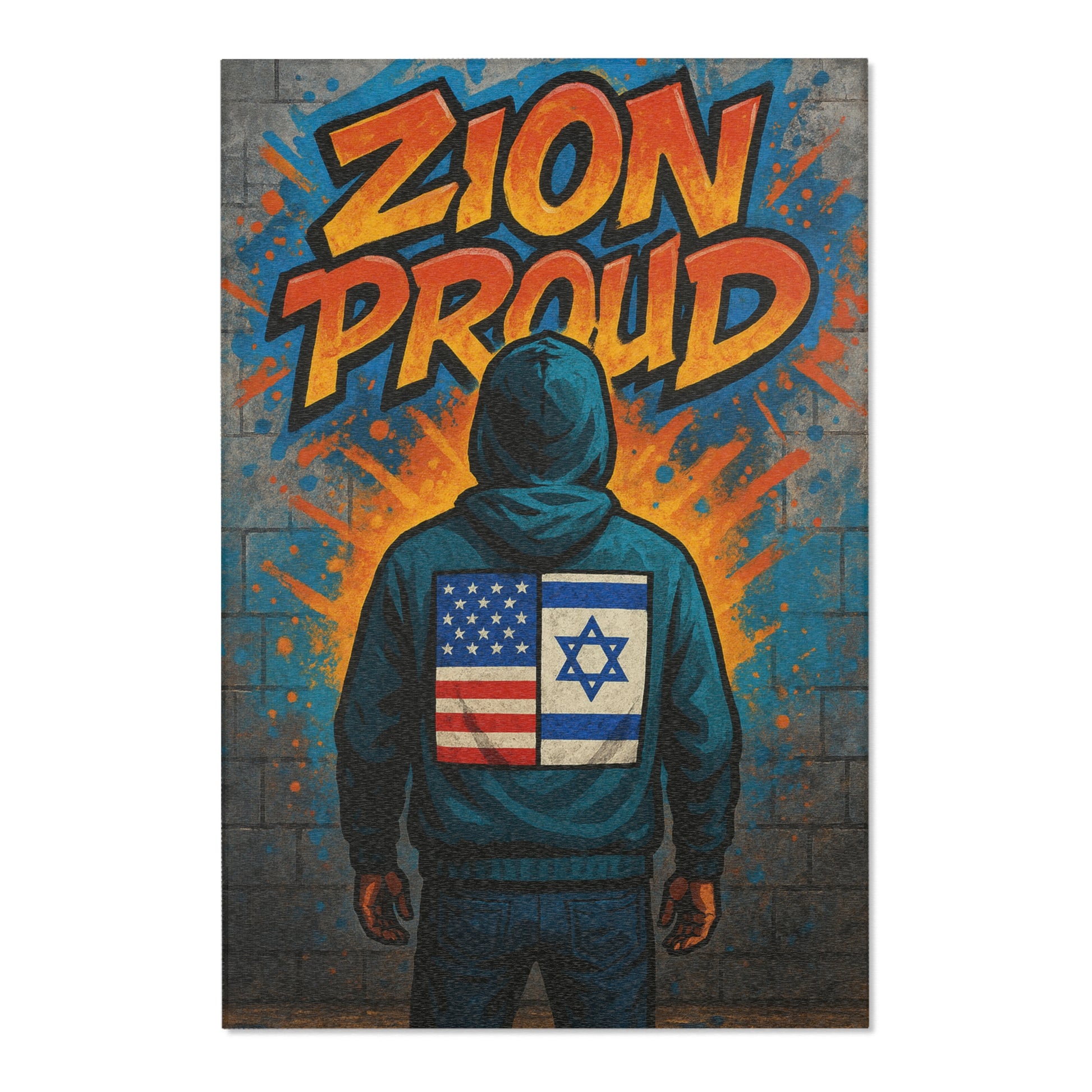 Zion Proud Area Rugs - American Zionist