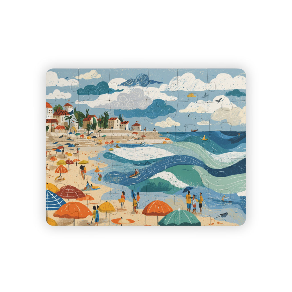 Tel Aviv Beach Kids' Puzzle, 30 - Piece - American Zionist