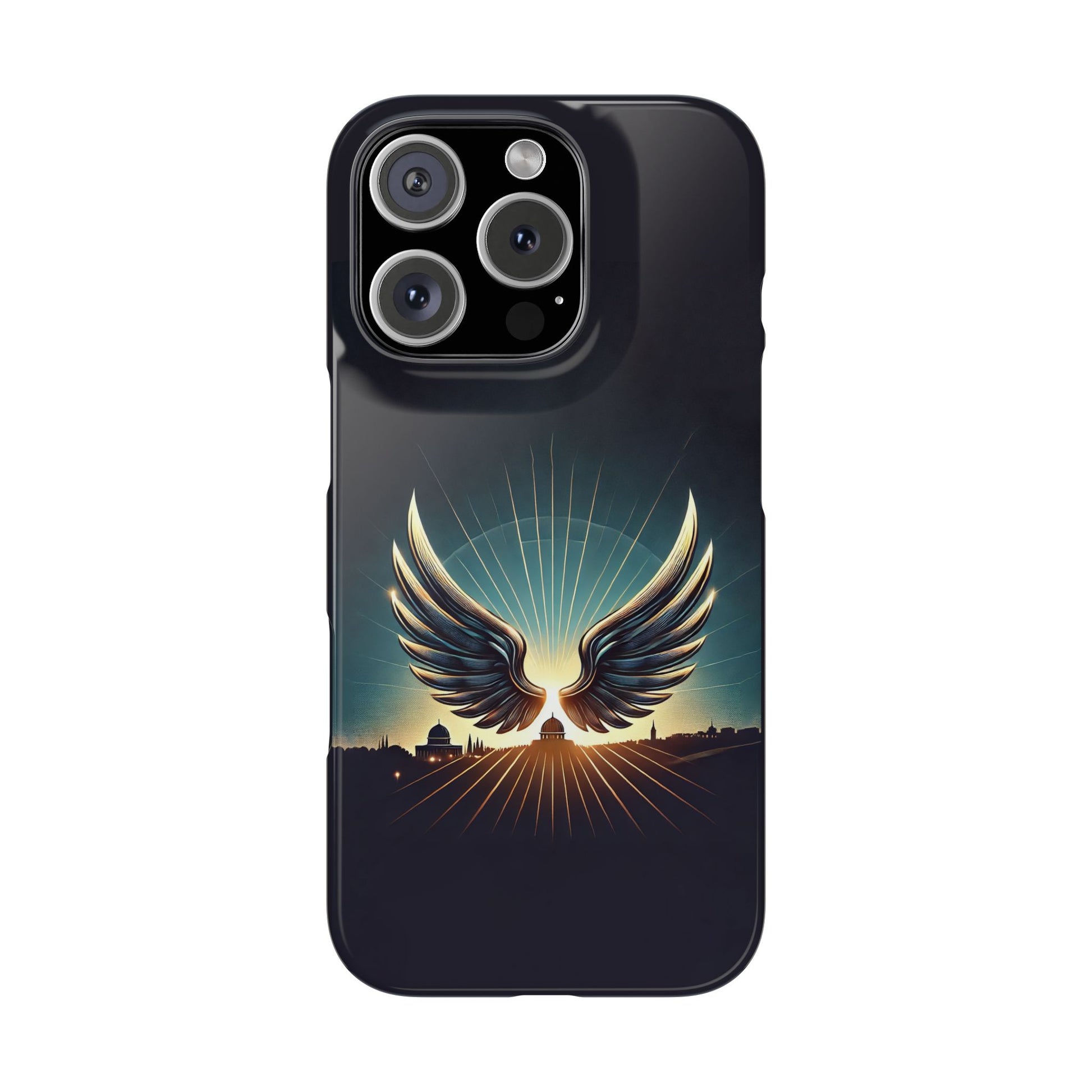 Sunset Wings Slim Phone Cases - American Zionist